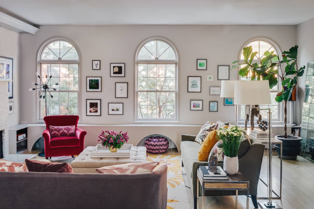 An Airy East Village Living Room That Is Bright And Baby Friendly