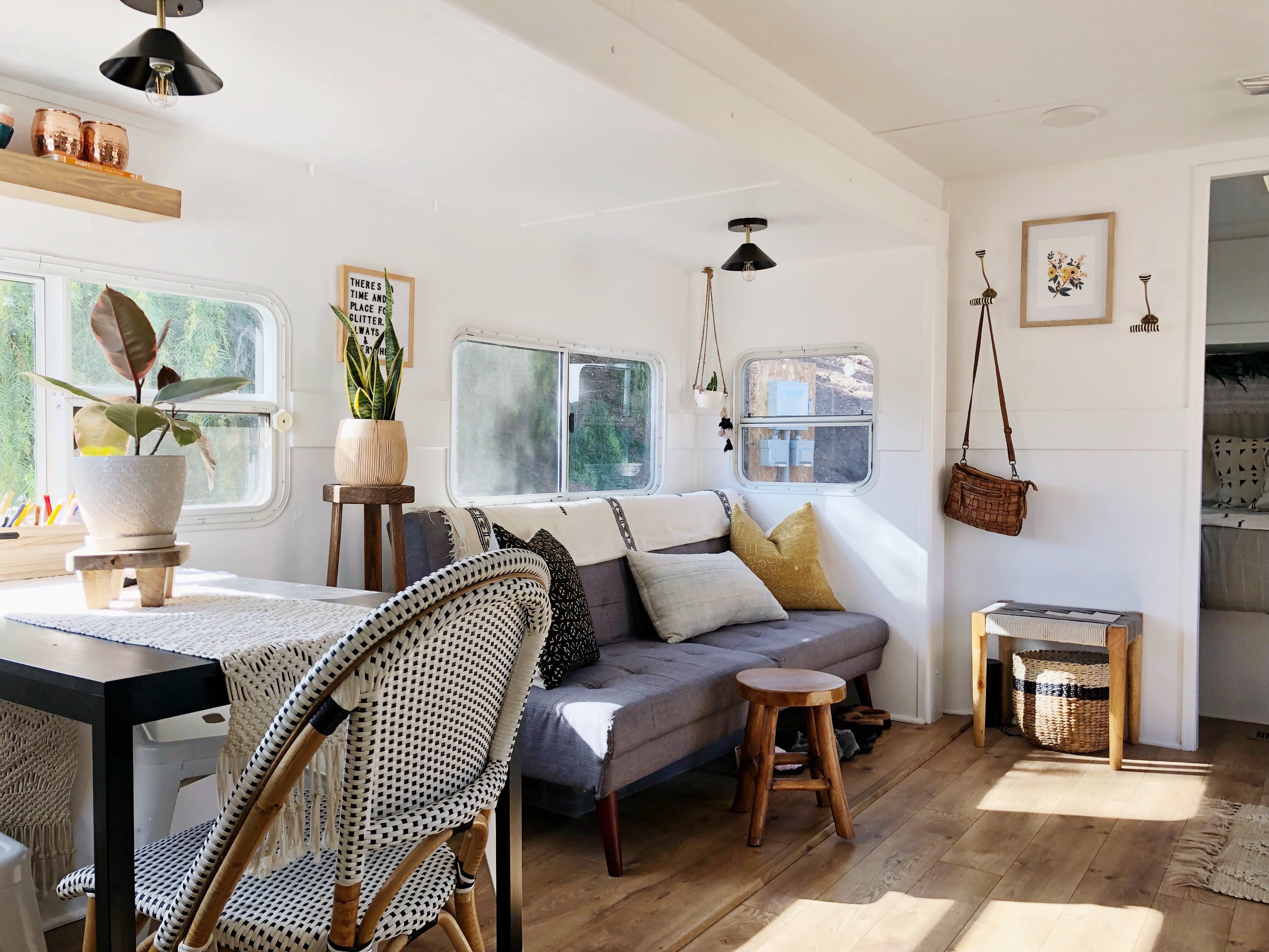 House Tour A Family of 5 in a 180SquareFoot RV Apartment Therapy