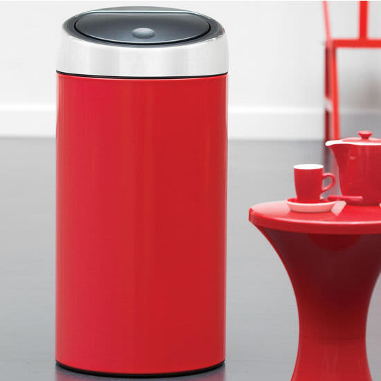 Beyond Stainless Steel Colorful Kitchen Trash Cans From