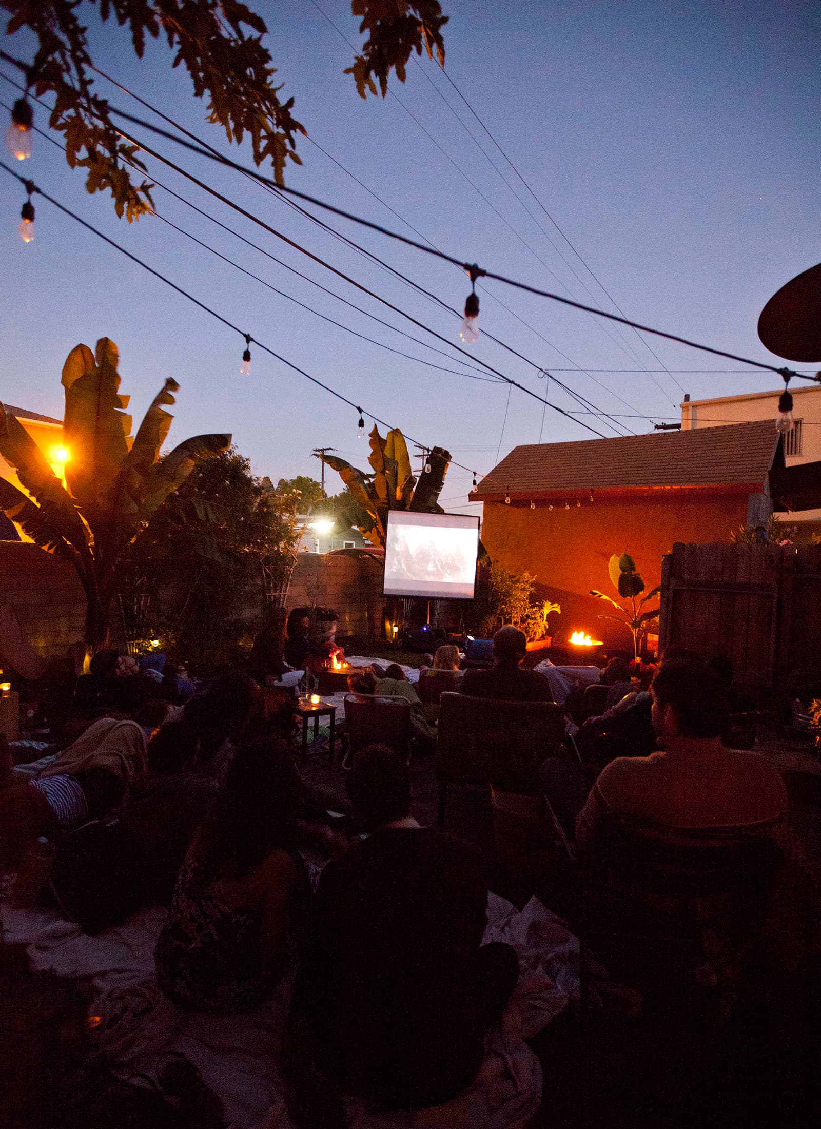 An Outdoor Movie Party Kitchn