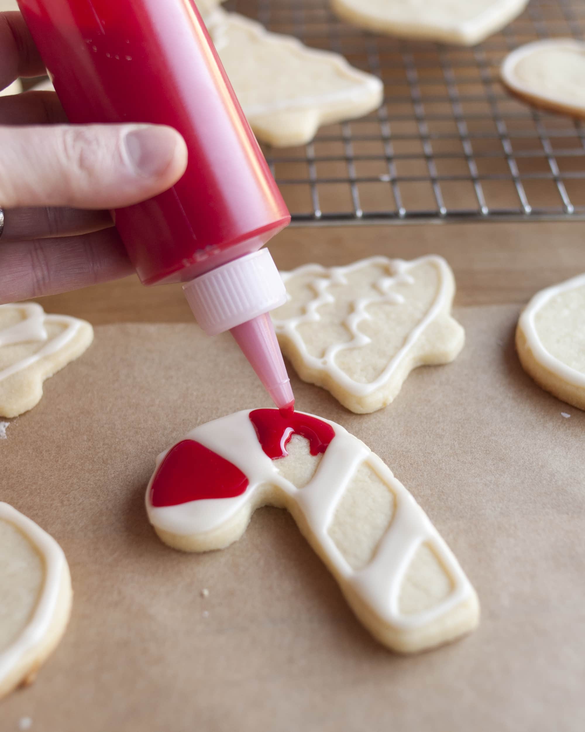 How To Decorate Cookies With 2 Ingredient Easy Icing Kitchn