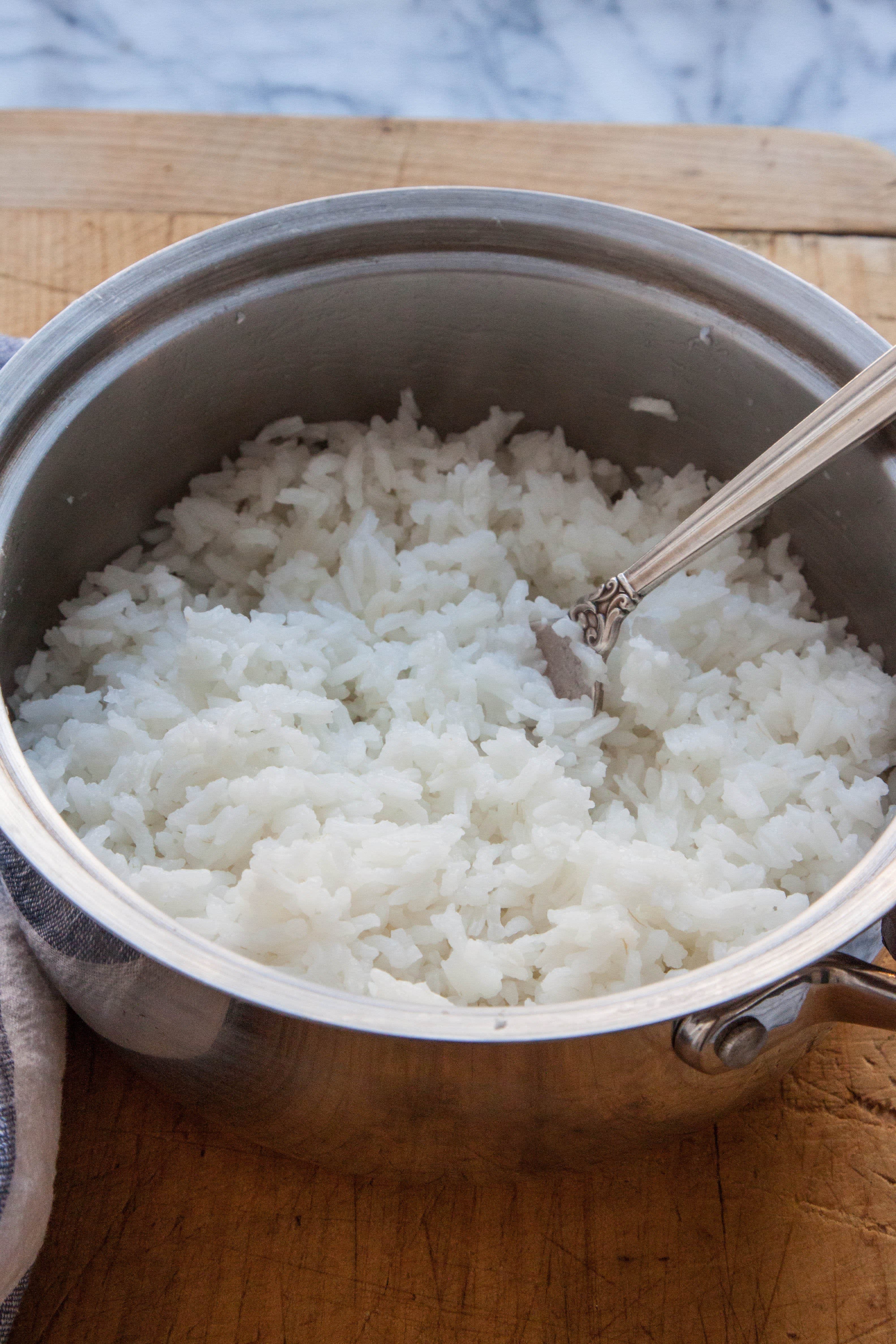 How do you cook basmati rice so it doesn't stick