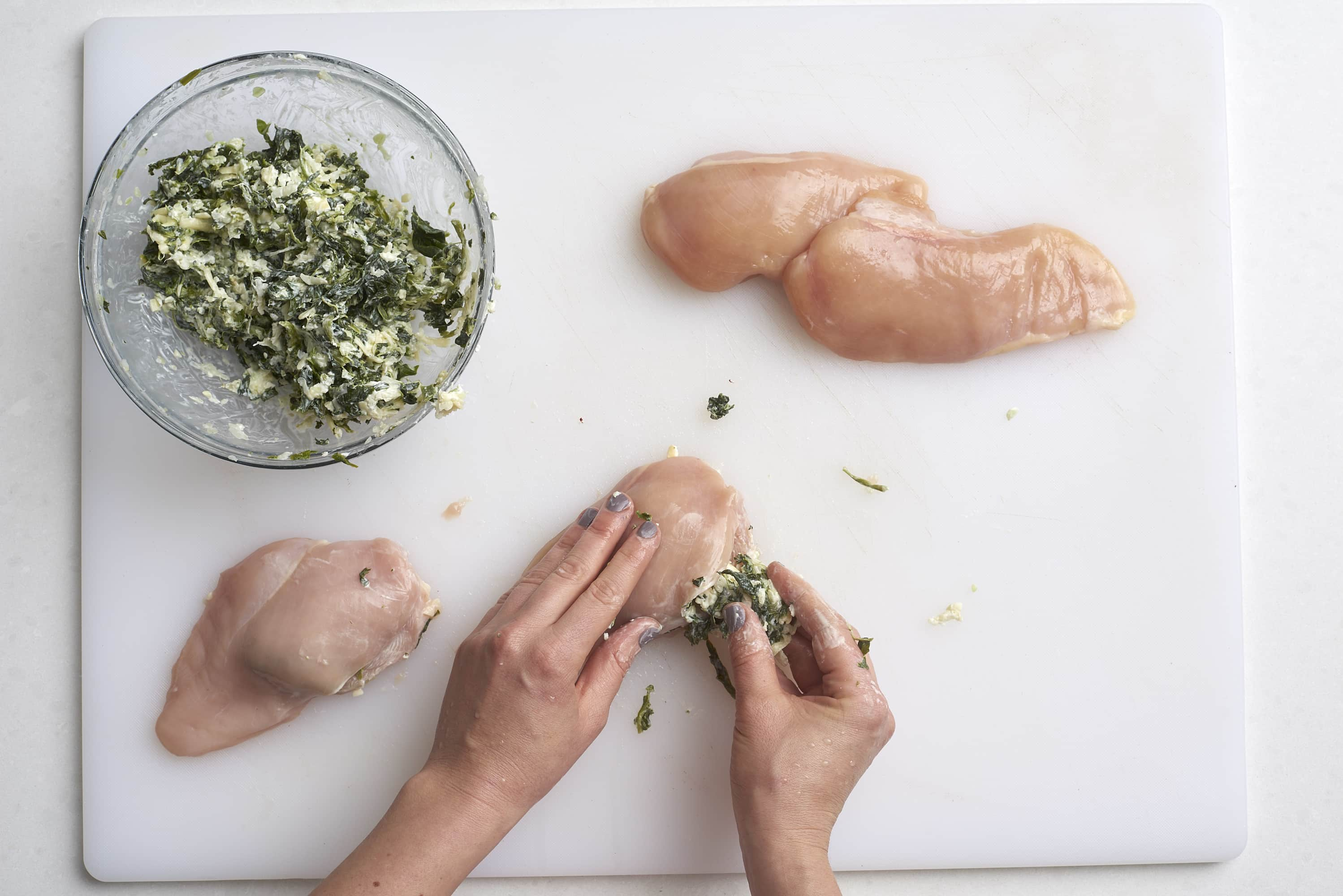 How To Make Stuffed Chicken Breast With Spinach Cheese