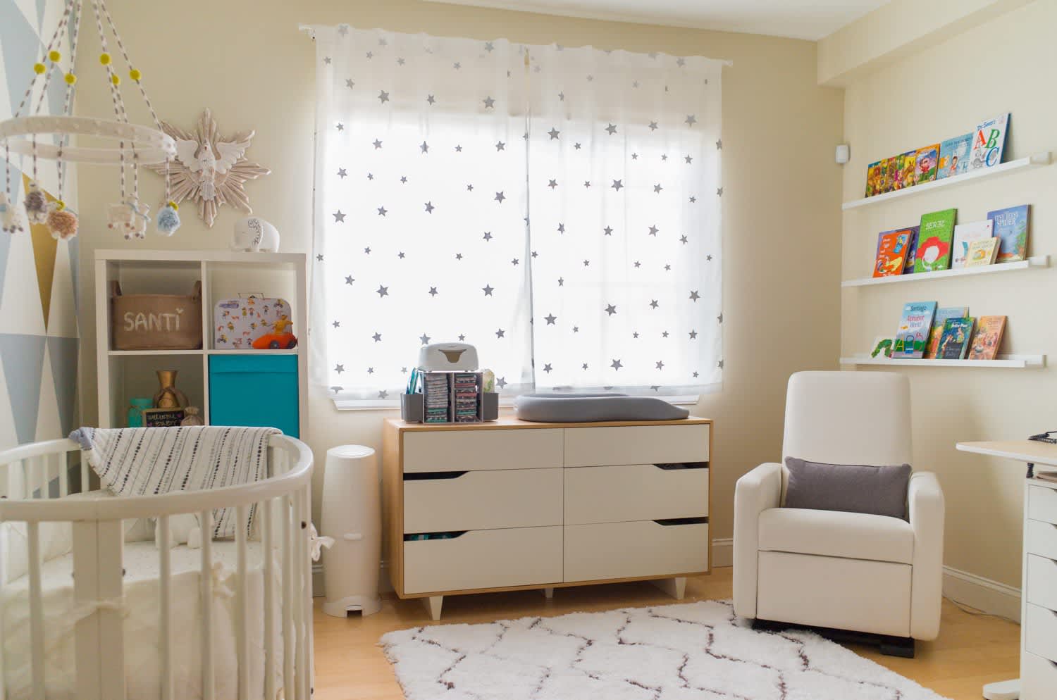 Santiago’s Modern Nursery That Doubles as a Home Office Apartment Therapy