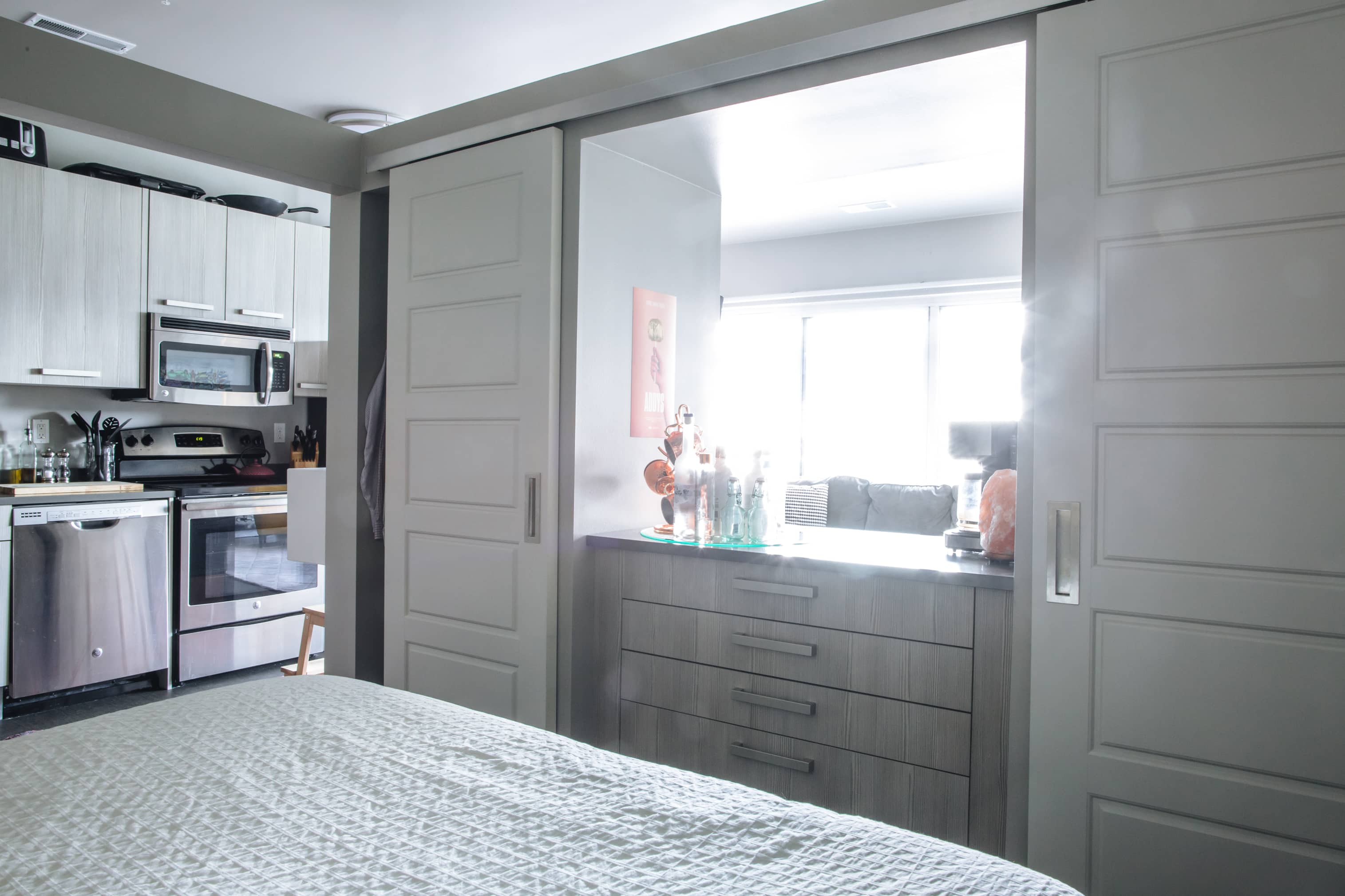 House Tour A Small, Minimal Shared Michigan Studio Apartment Therapy