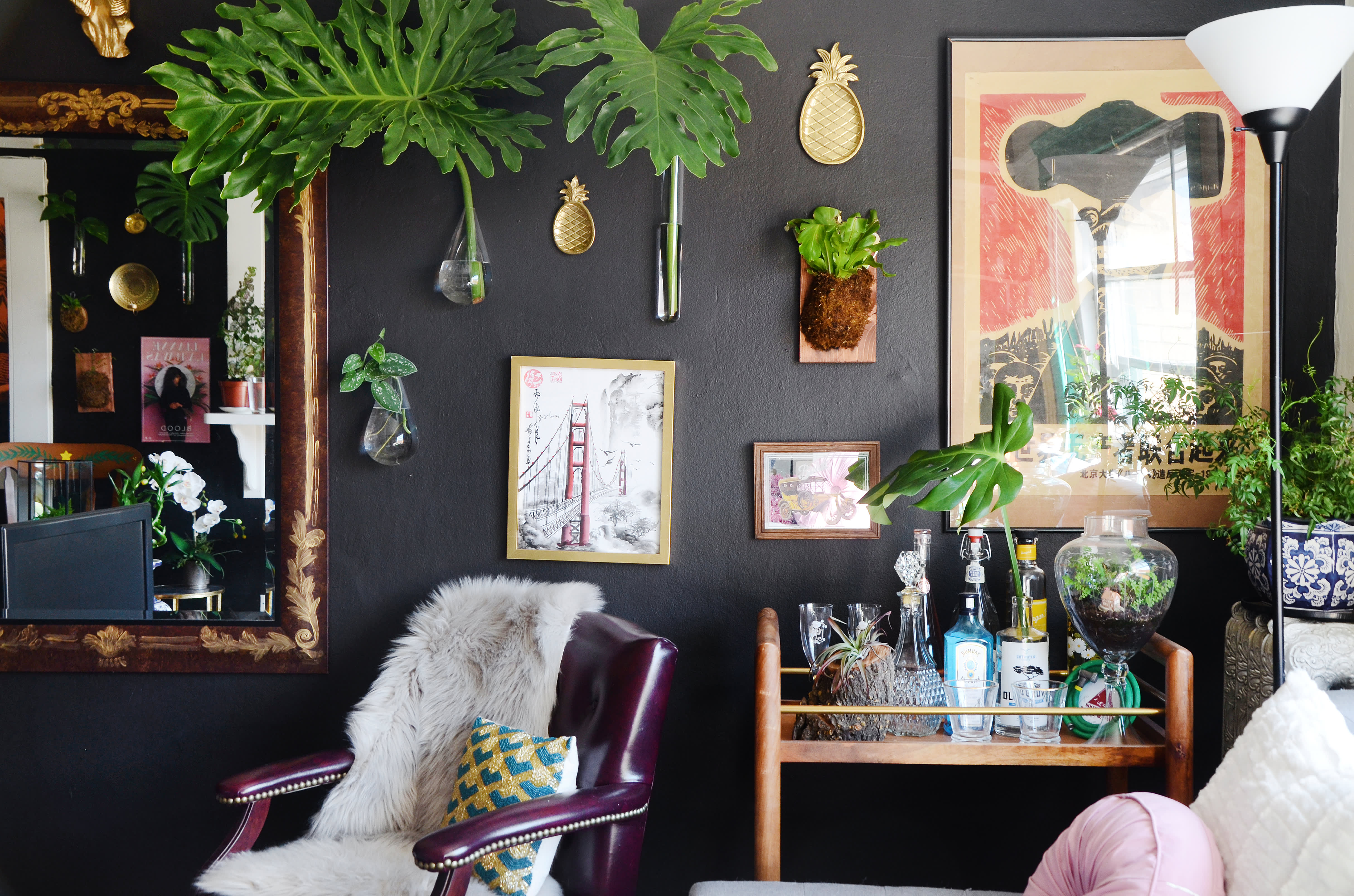 House Tour A Dark, Maximalist, Moody Glam Apartment Apartment Therapy