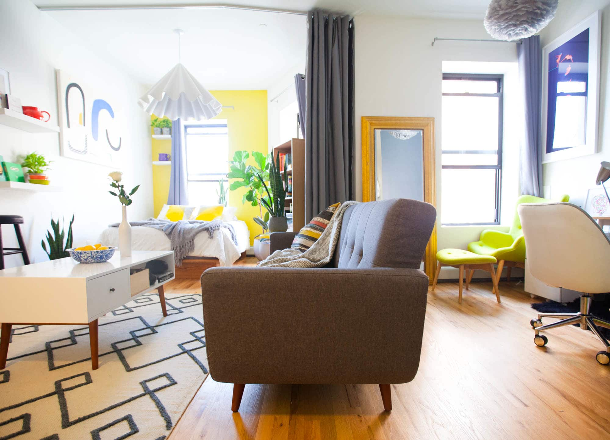 House Tour: A Bold, Colorful Bronx Studio | Apartment Therapy