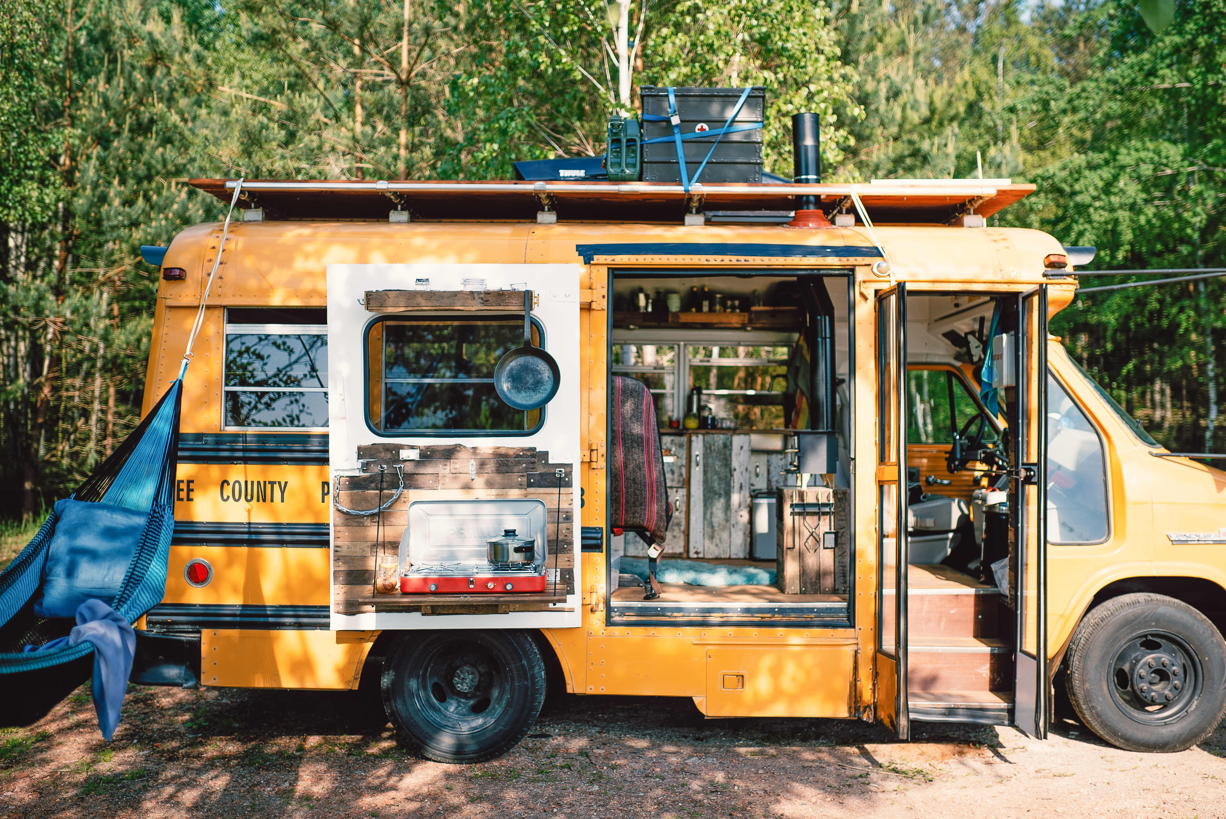 Berlin Tiny House DIY Converted School Bus Photos | Apartment Therapy