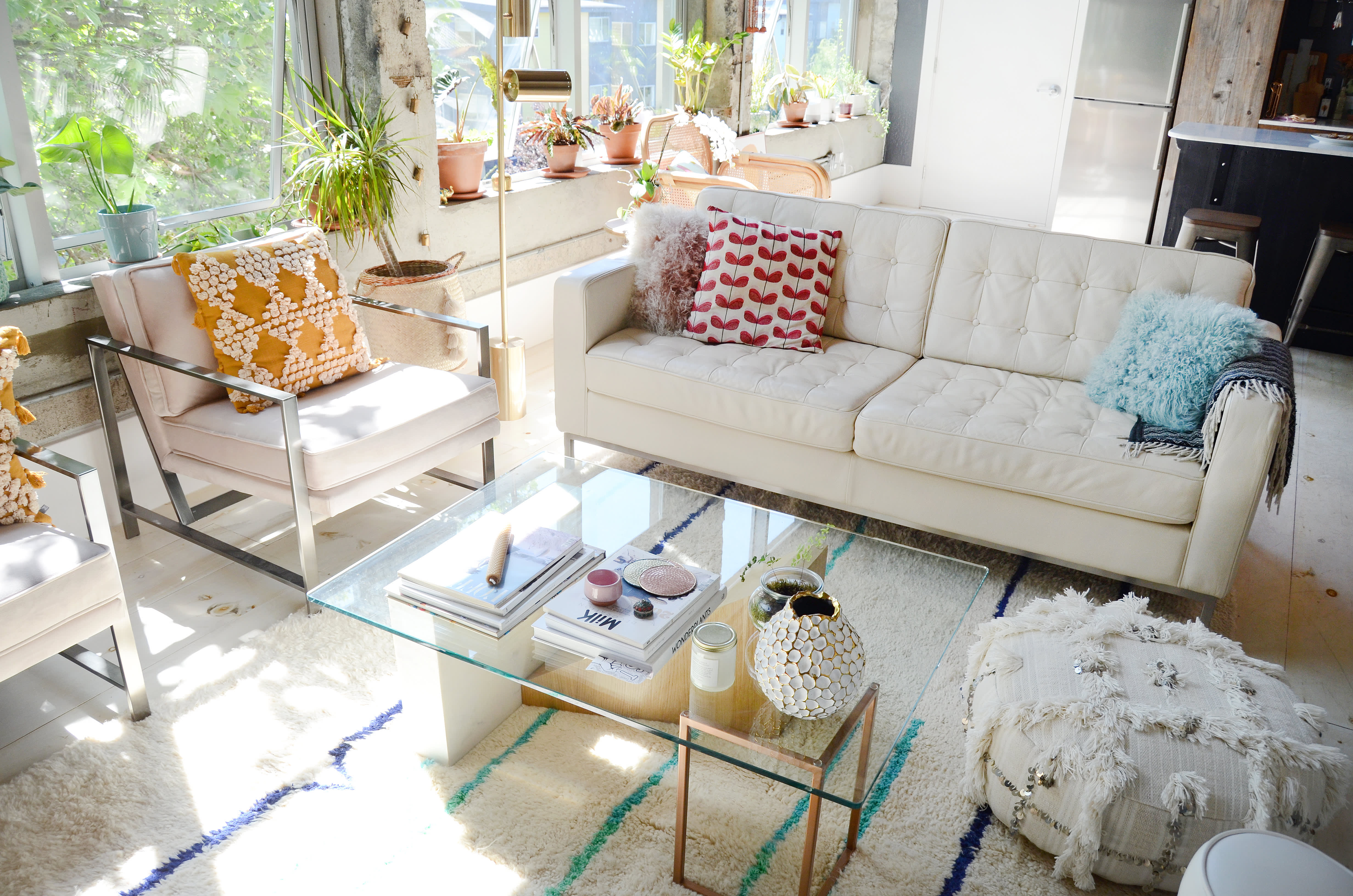 Modern Bohemian Rental Loft Condo Tour Photos Apartment Therapy