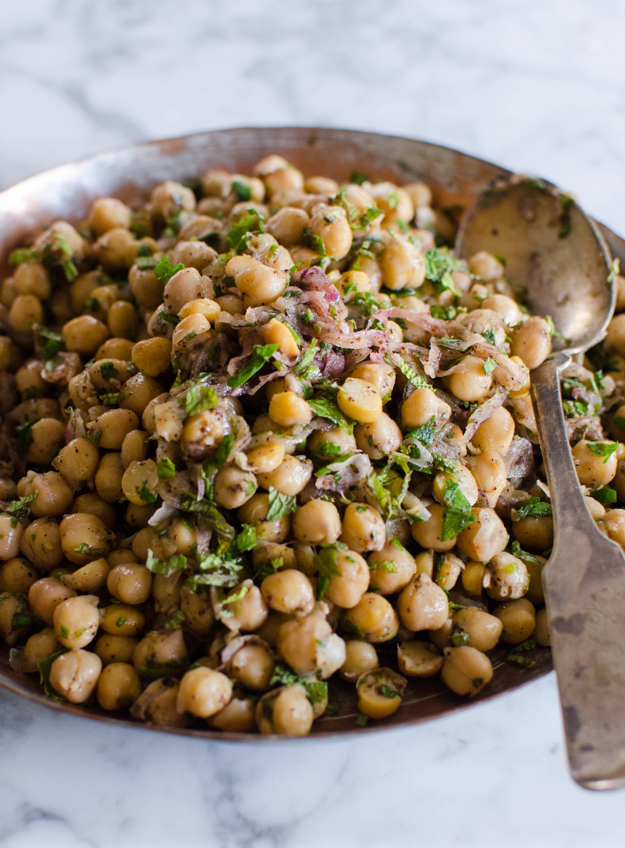 Recipe Chickpea Salad with Red Onion, Sumac, and Lemon Kitchn
