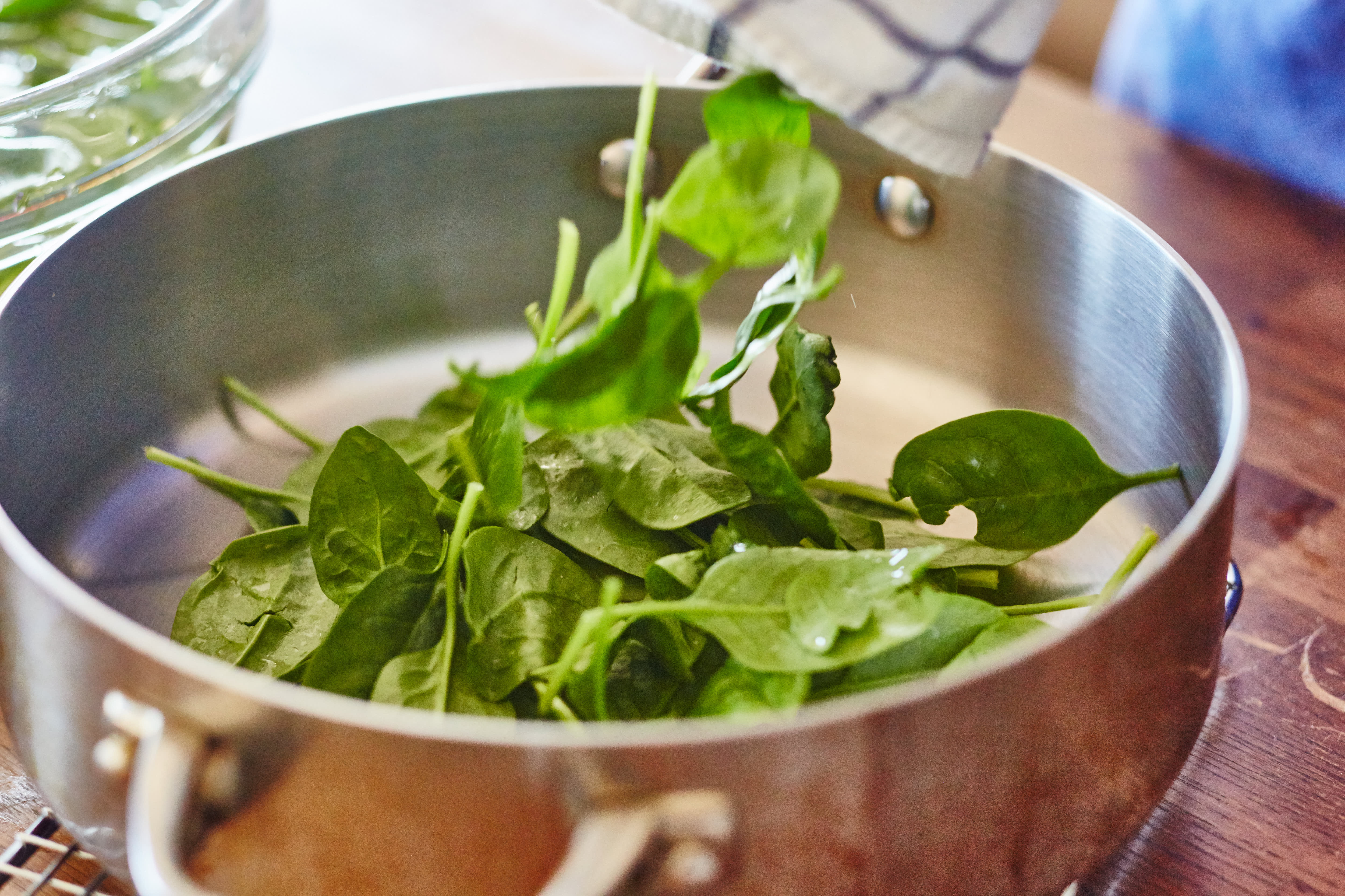 how to cook fresh spinach