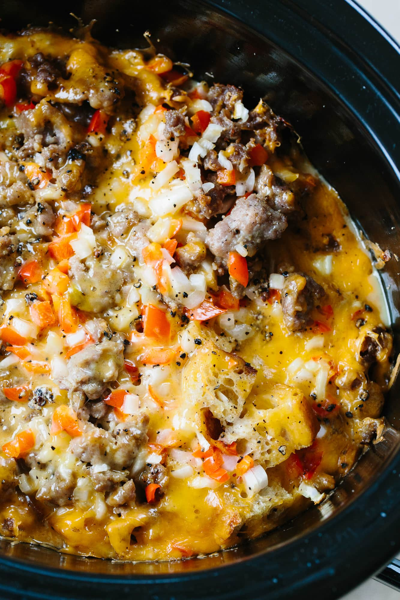 Sausage Egg Breakfast Casserole Slow Cooker