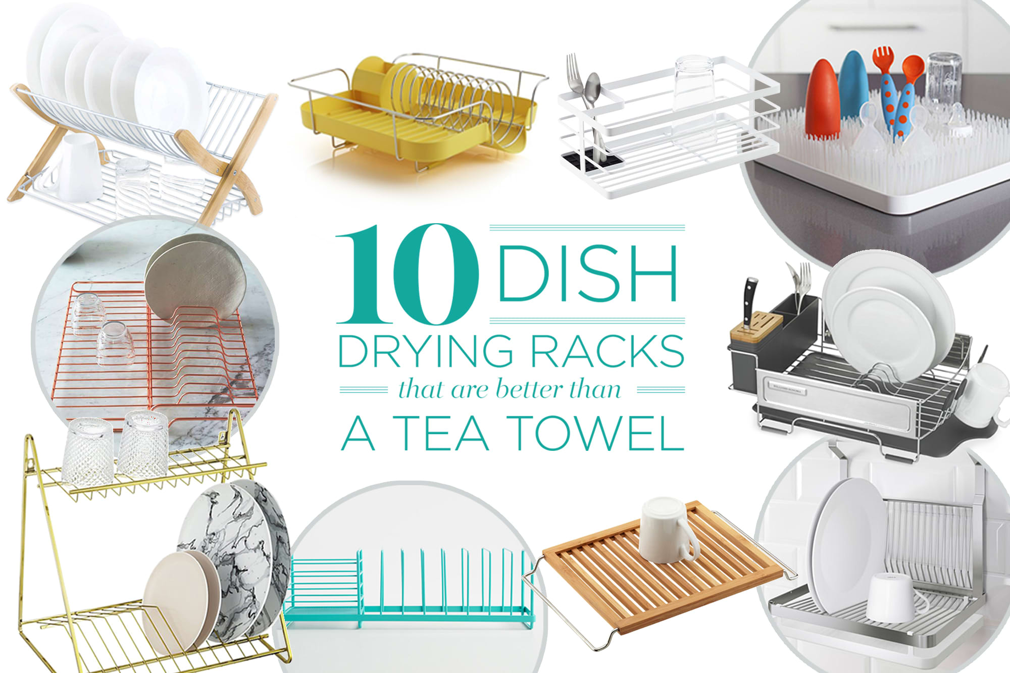 10 Dish Drying Racks That Are Better than a Tea Towel Kitchn