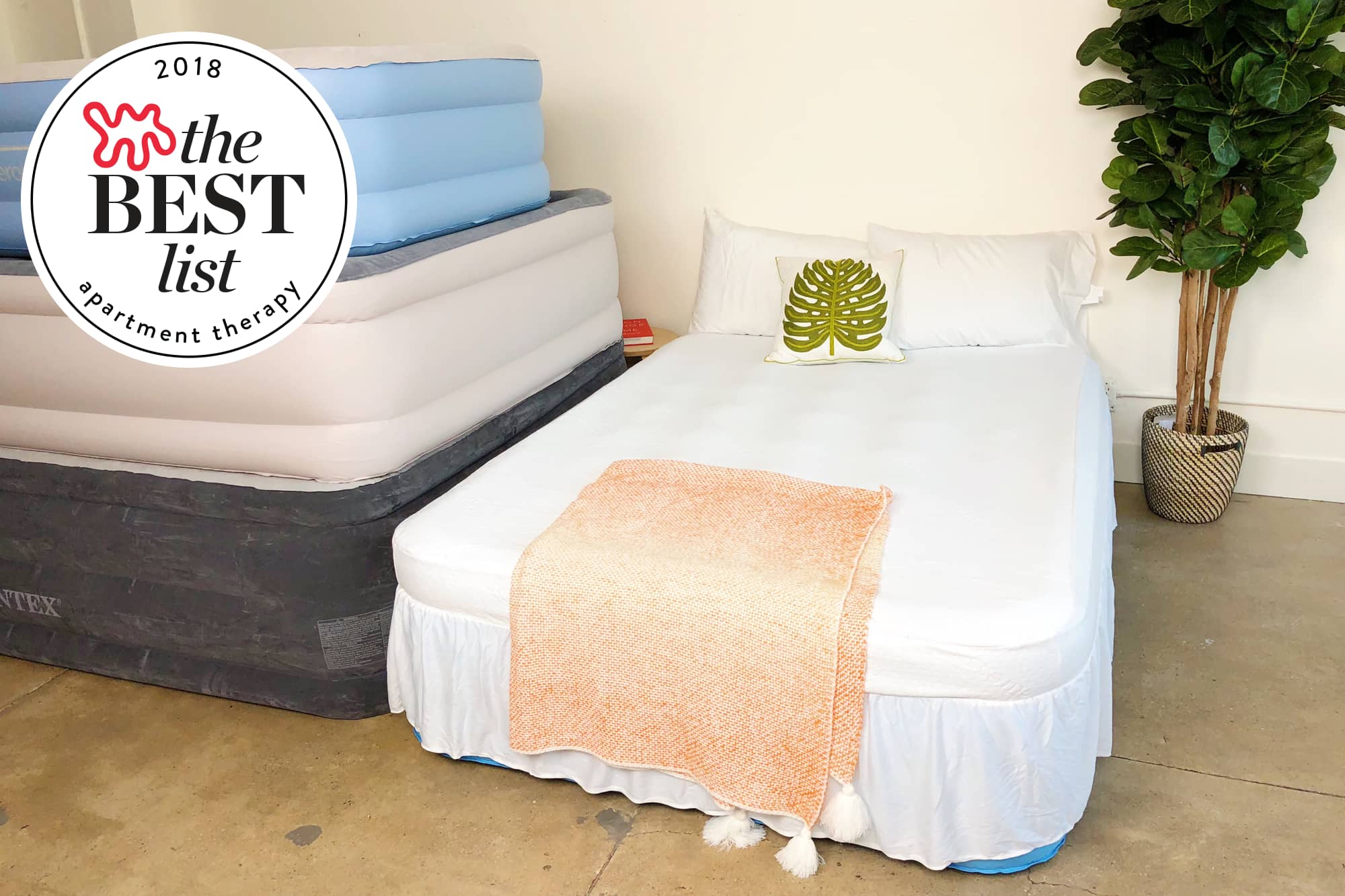 Best Air Mattress 2018 Guest Bed For Small Spaces Apartment Therapy
