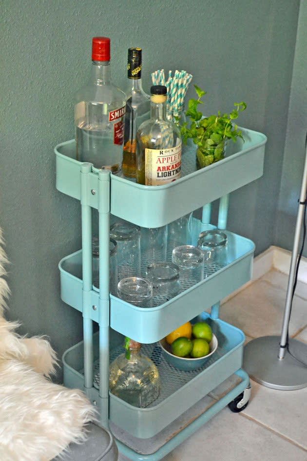 How To Use the IKEA RÅSKOG Cart in Every Room of the House Apartment
