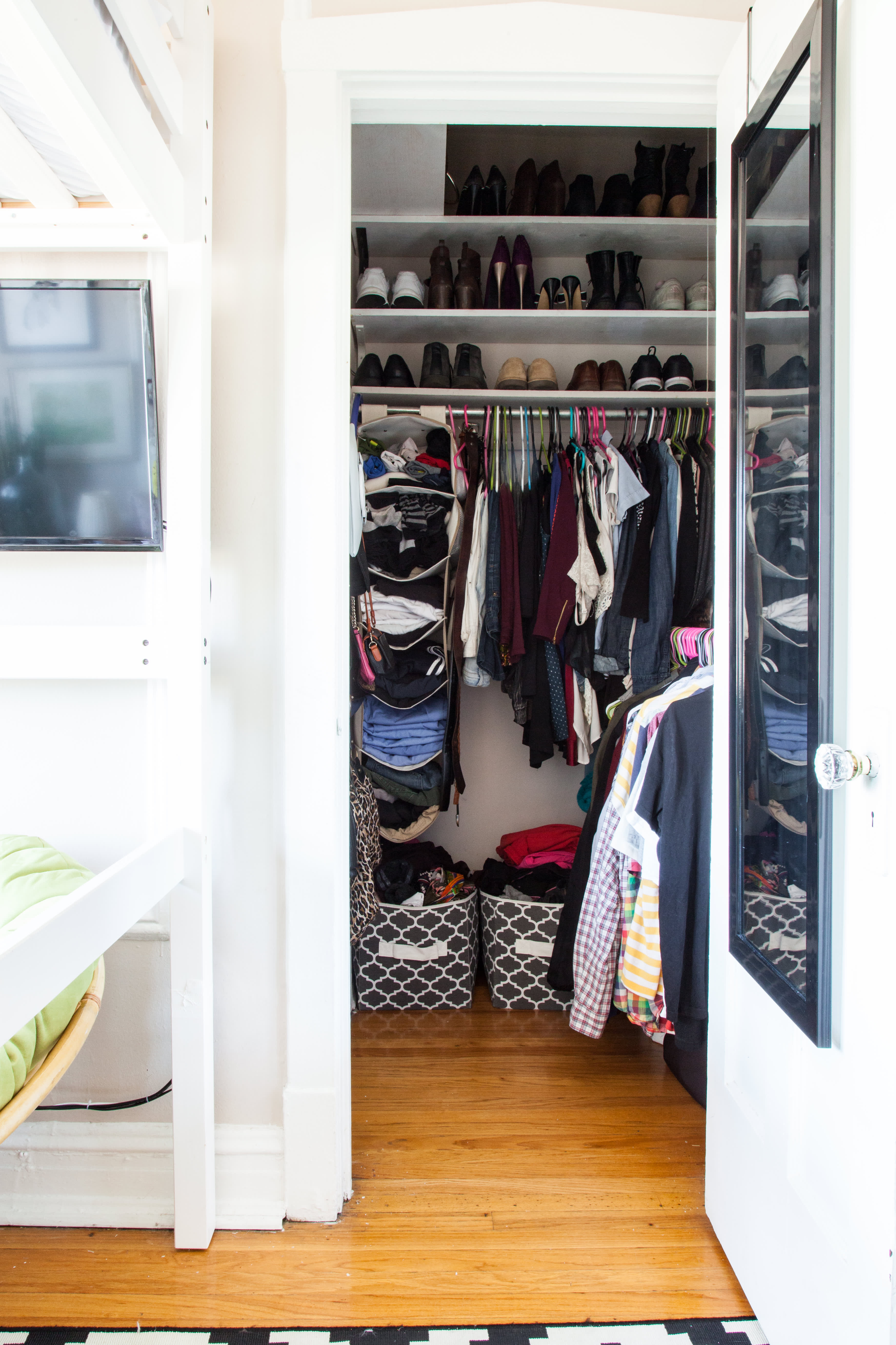 Closet Storage Ideas - Small Closet Organization | Apartment Therapy