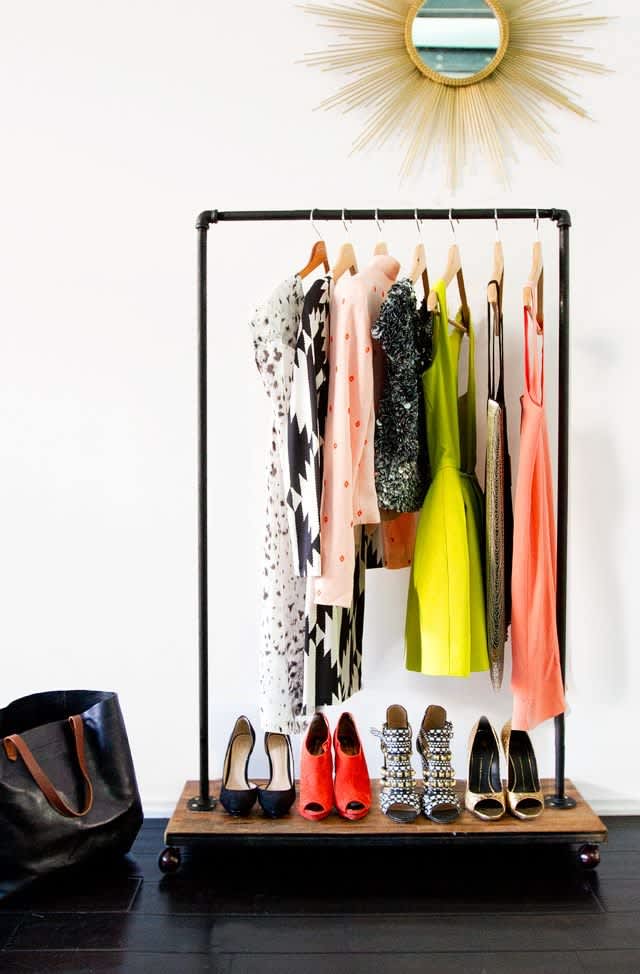 10 Stylish DIY Clothing Racks Apartment Therapy