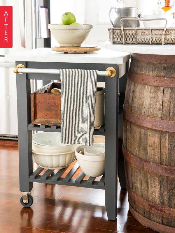Before & After IKEA BEKVAM Cart Gets a Makeover
