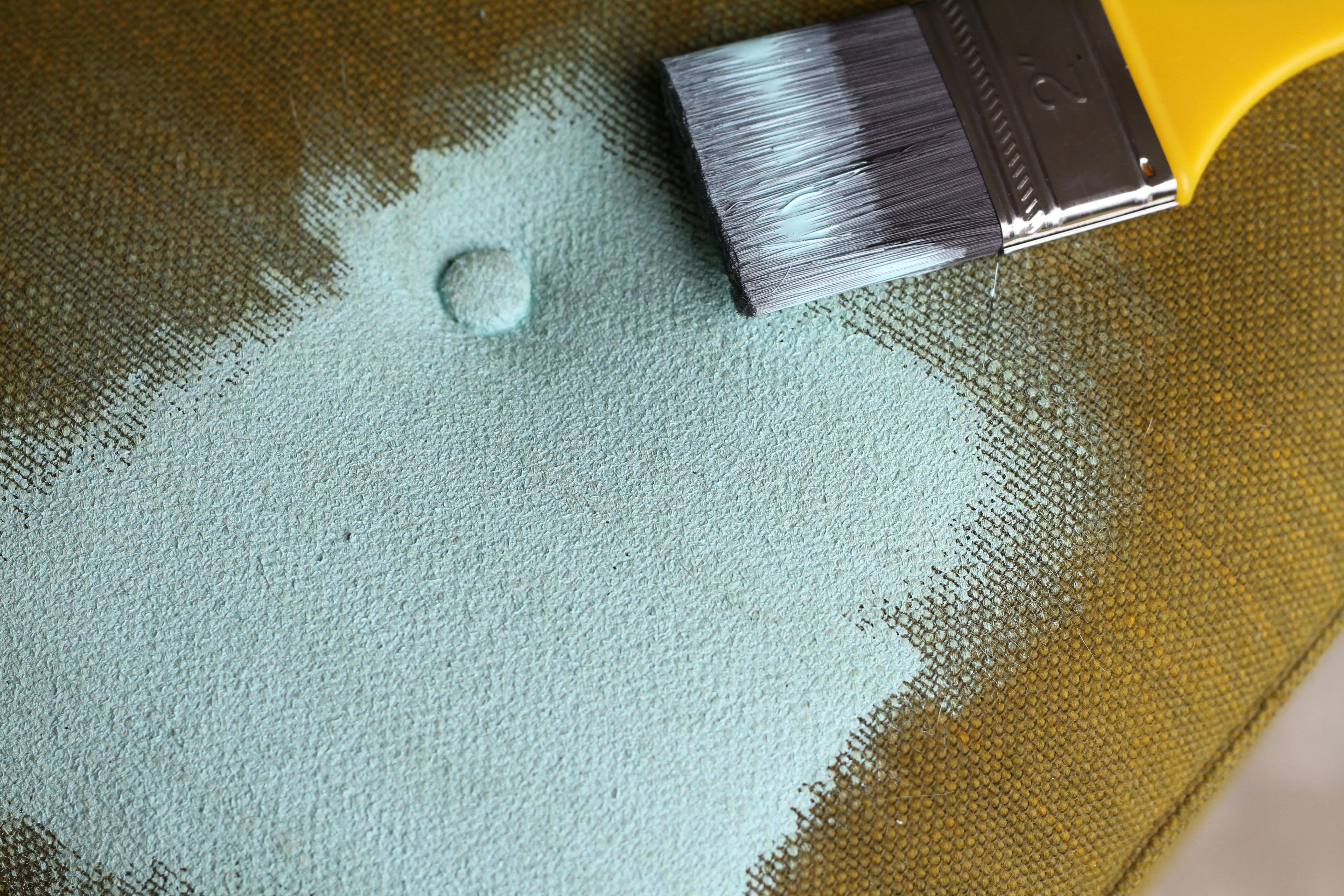 Fabric Paint Test Apartment Therapy