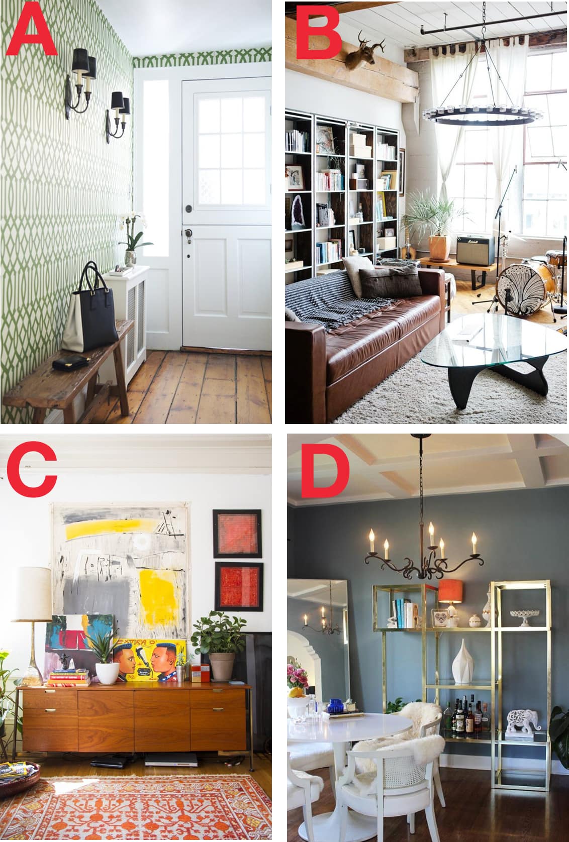 Modern Apartment Therapy Quiz for Small Space