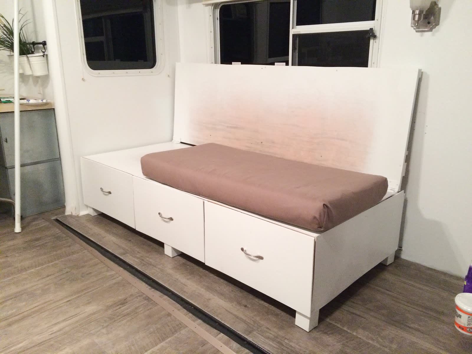 DIY Storage Futon Tutorial Apartment Therapy