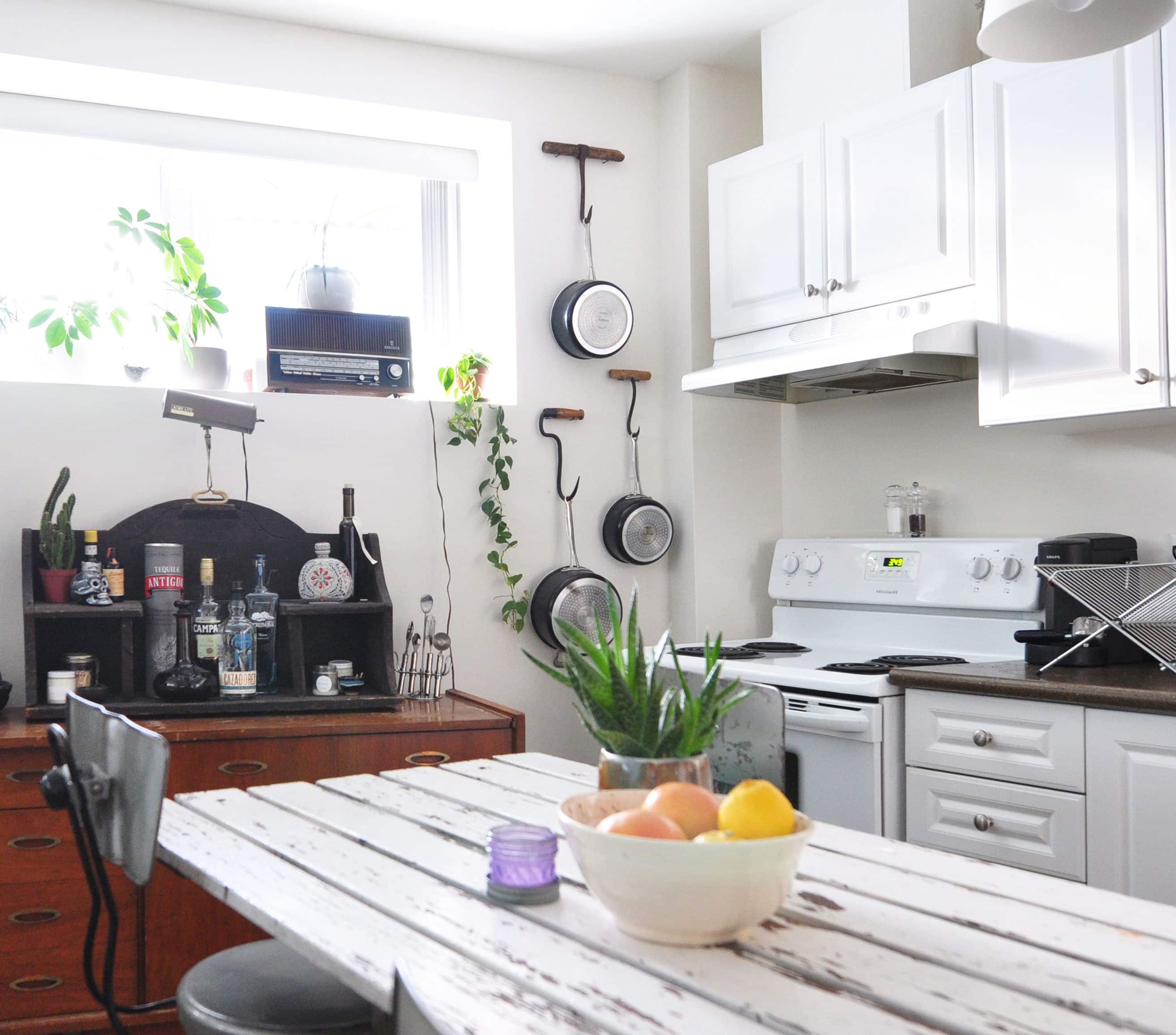 Ideas for Hanging Pots & Pans from Real Homes Apartment Therapy