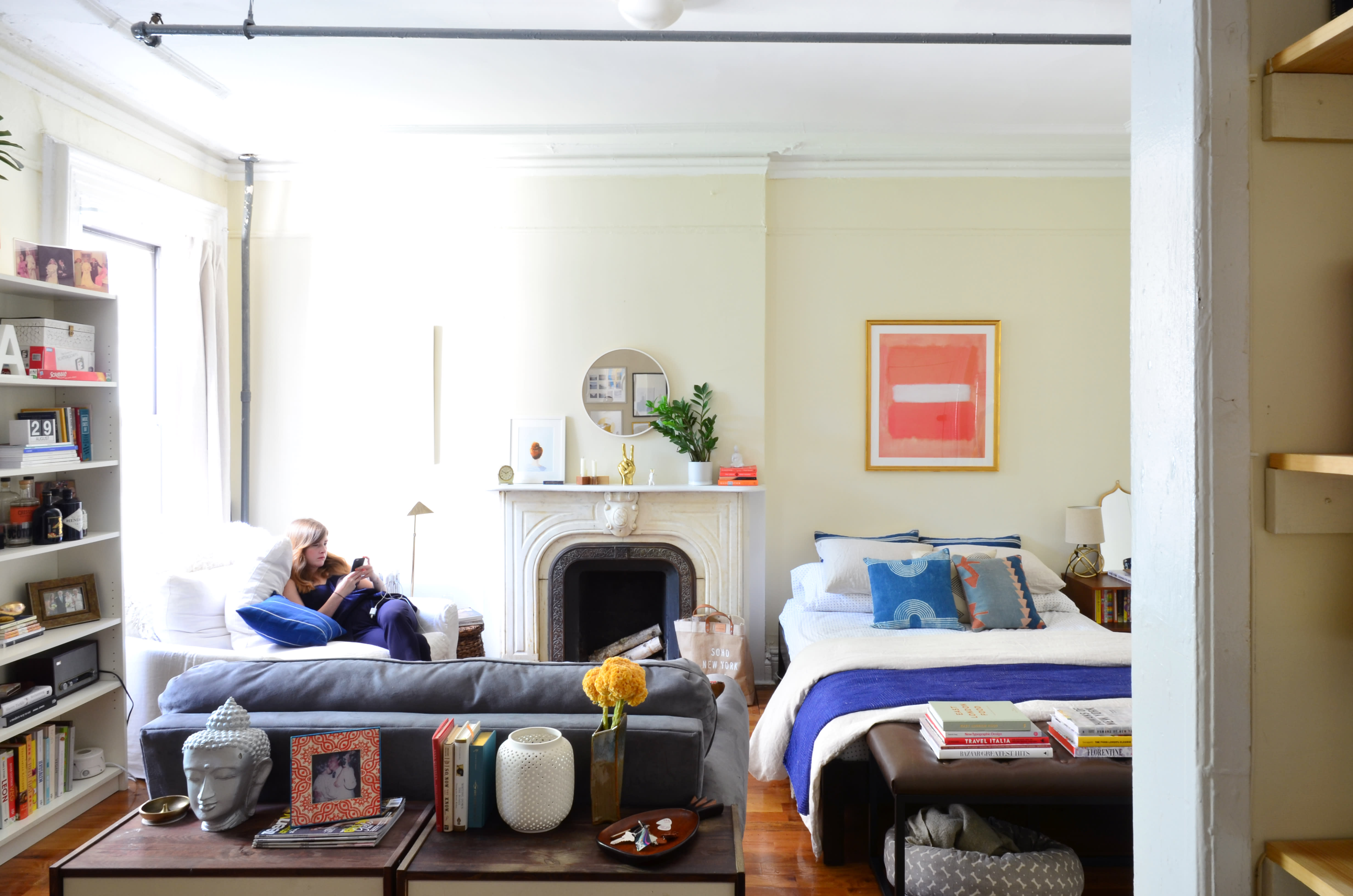 House Tour A Dreamy 400 Square Foot Brooklyn Studio Apartment Therapy