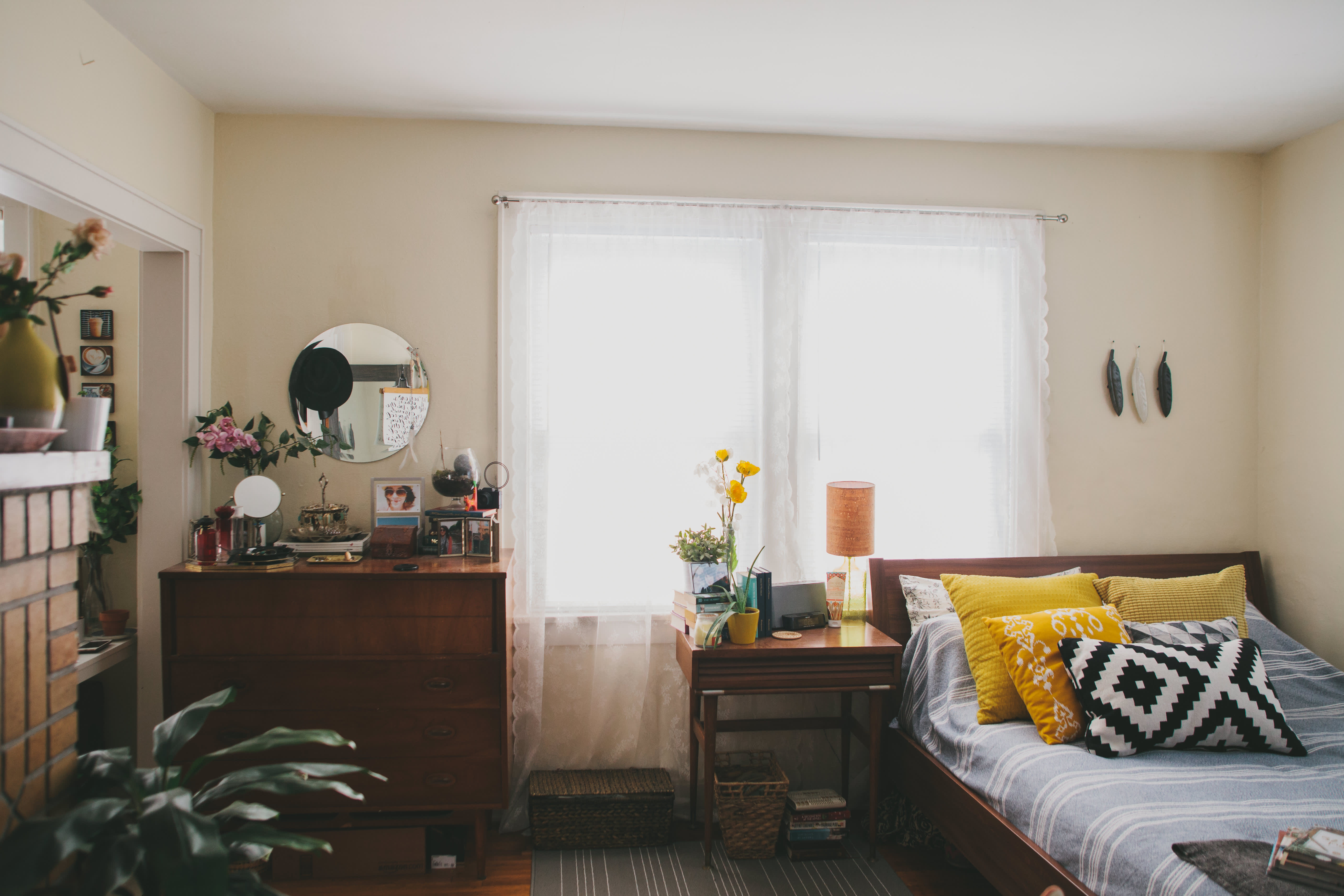 House Tour A Tiny "Bohemian Vintage" Style Studio Apartment