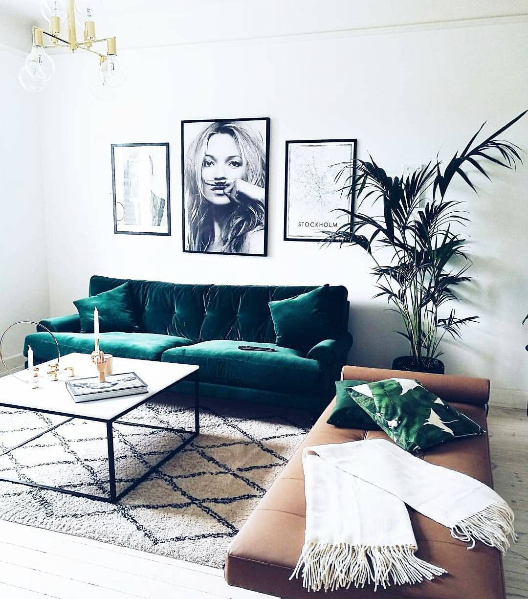The Couch Trend for 2017: Stylish Emerald Green Sofas | Apartment Therapy