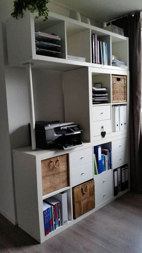 15 Super Smart Ways to Use the IKEA Kallax Bookcase Apartment Therapy