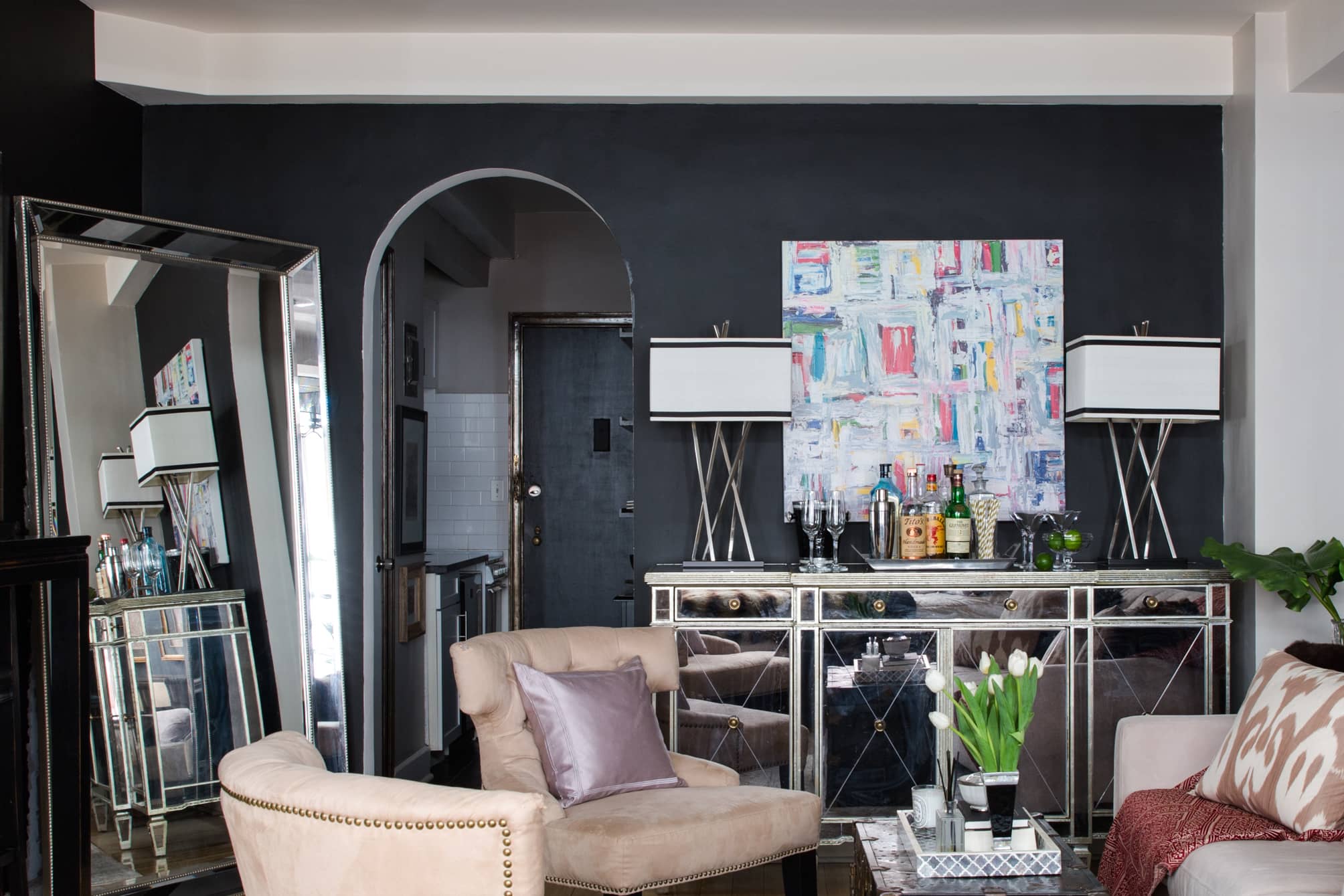 Design Tips for Painting Dark Walls in Small Rooms | Apartment Therapy