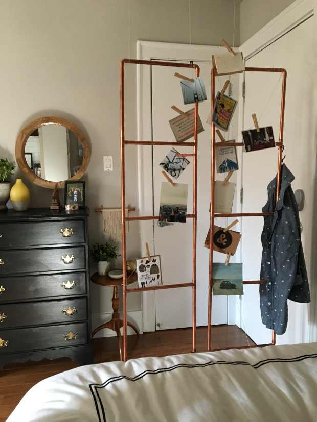 How To Make a Clever & Easy DIY Copper Room Divider ...