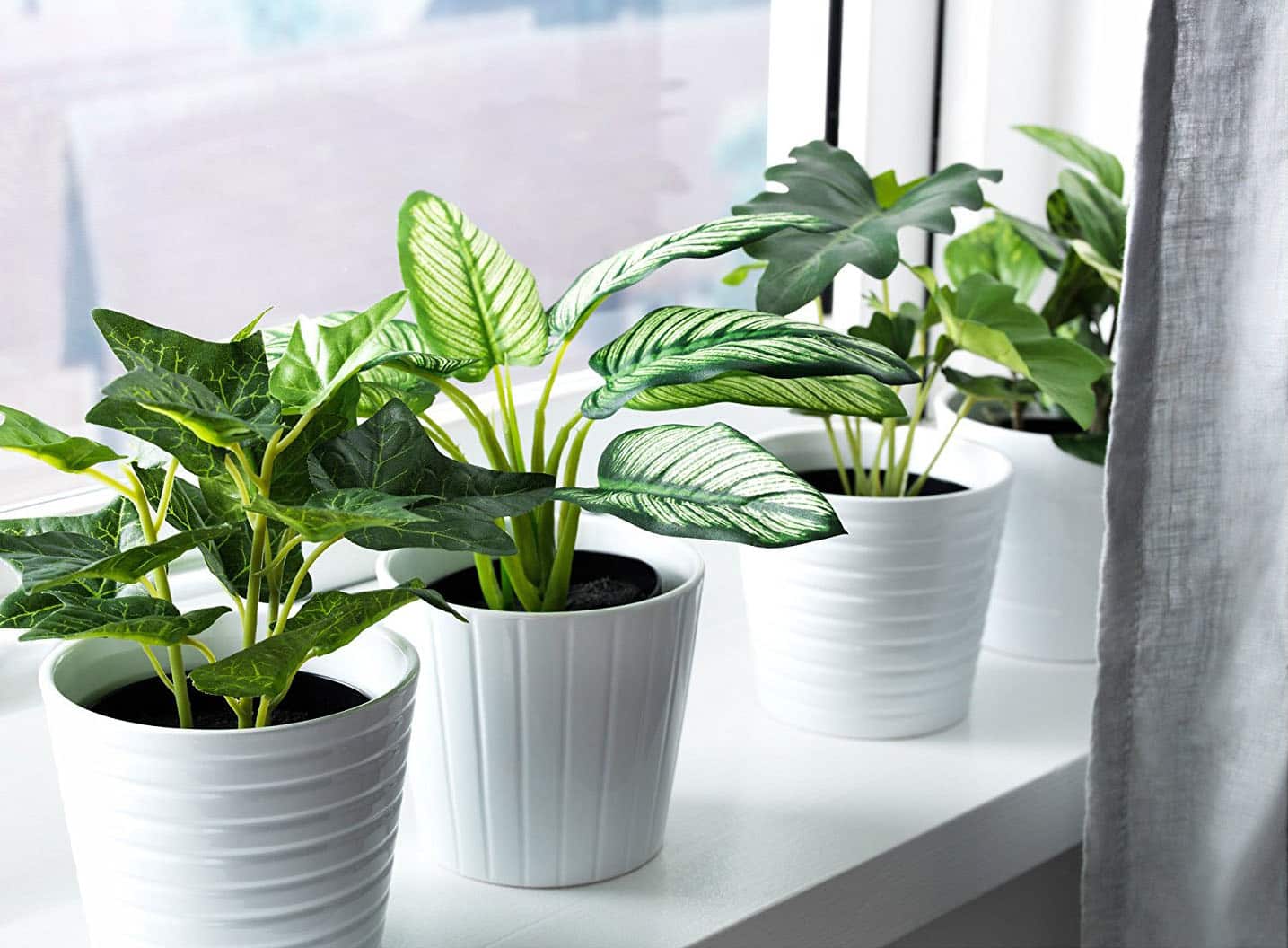 Fake Plants Apartment Bedroom Decor