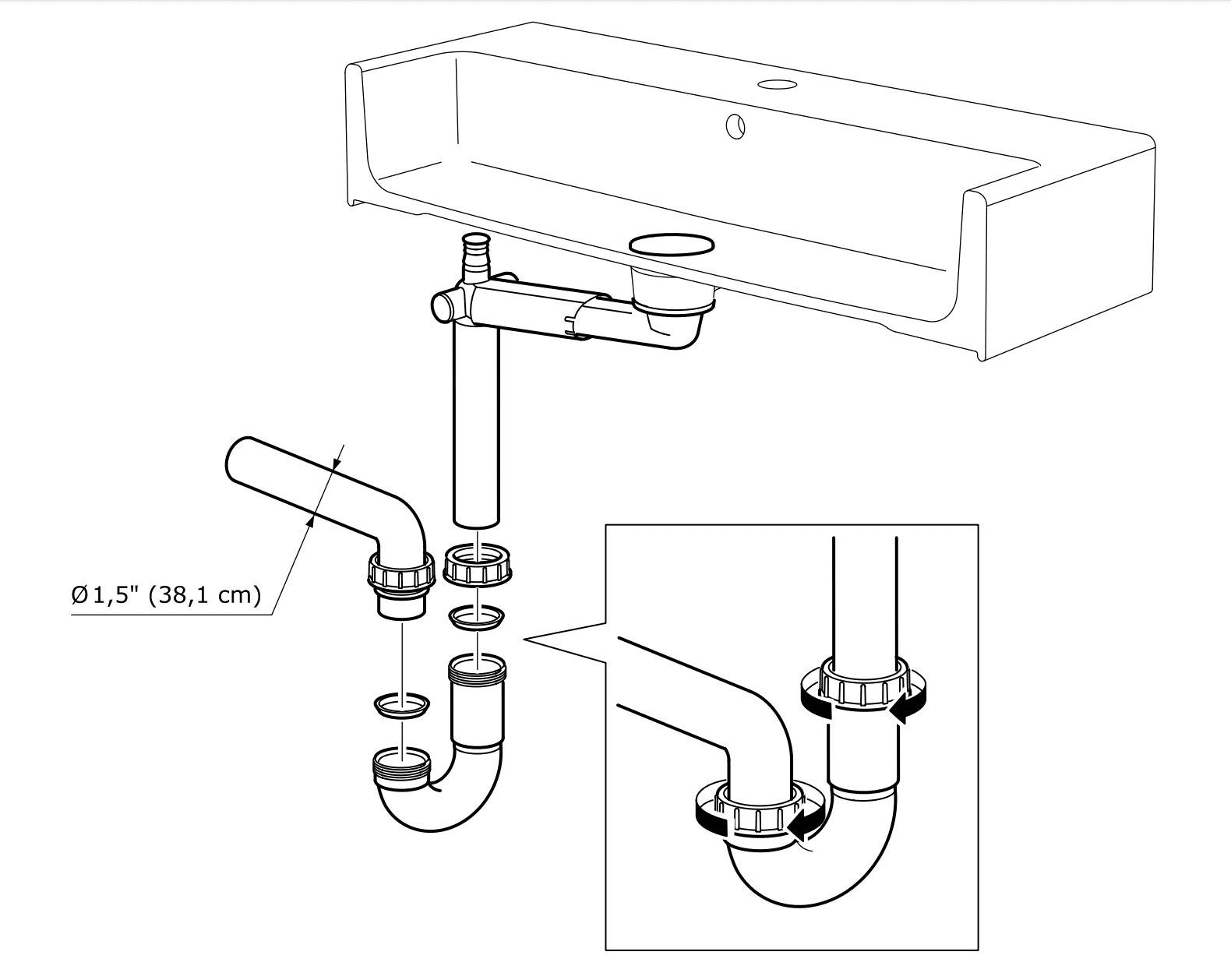 IKEA Sink Plumbing What To Know About Installation Apartment Therapy