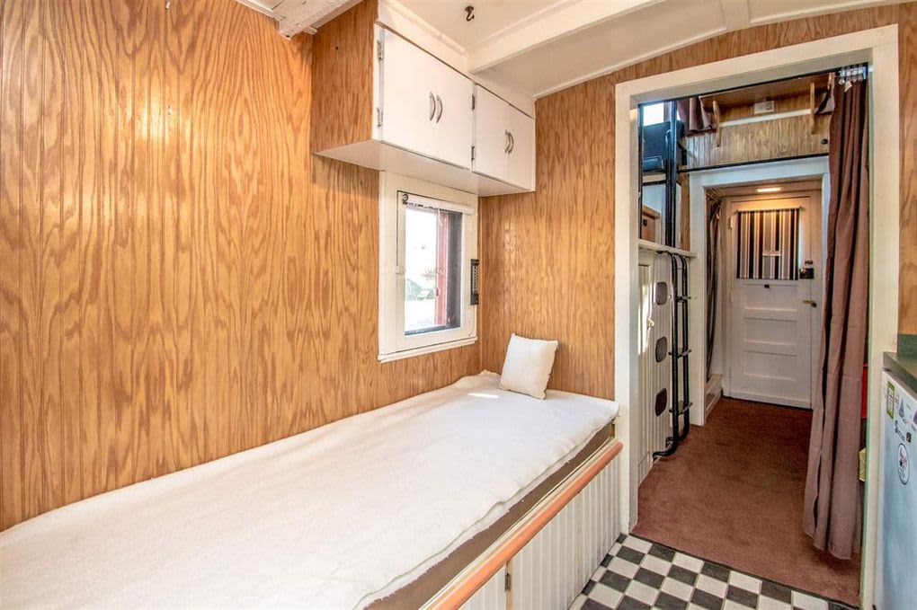 Peek Inside This Converted Caboose Tiny House For Sale Apartment Therapy