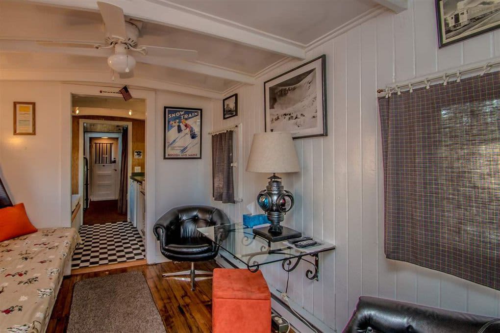 Peek Inside This Converted Caboose Tiny House For Sale Apartment Therapy
