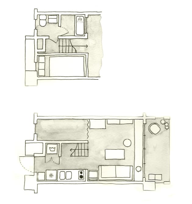 See Ikea S Smart Makeover Of This 300 Sq Ft Bronx Studio Apartment Ikea Home Tour Studio Apartment Small E Living Tiny