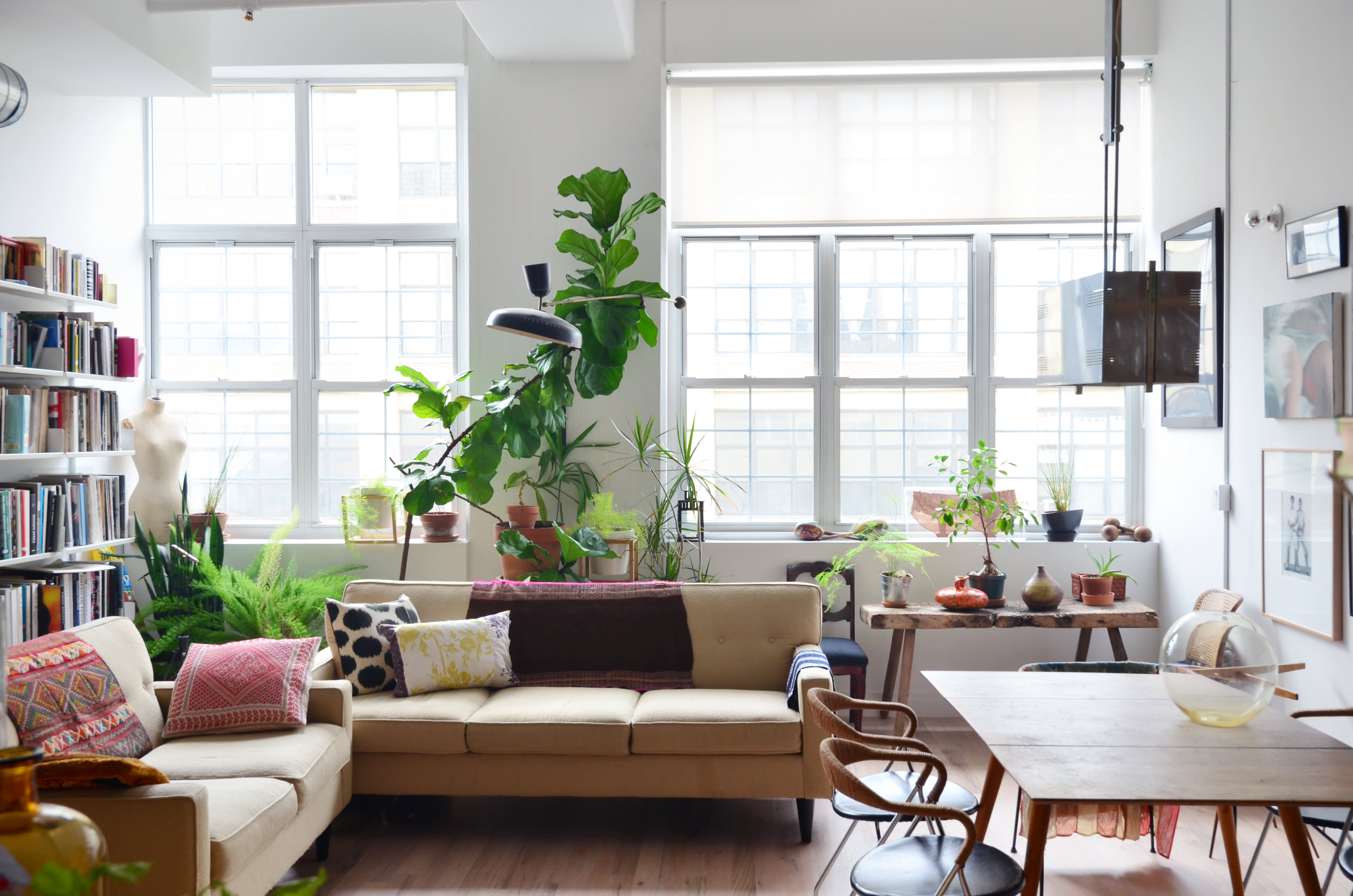 New York Home Tour A Raw, Eclectic Brooklyn Loft Apartment Therapy