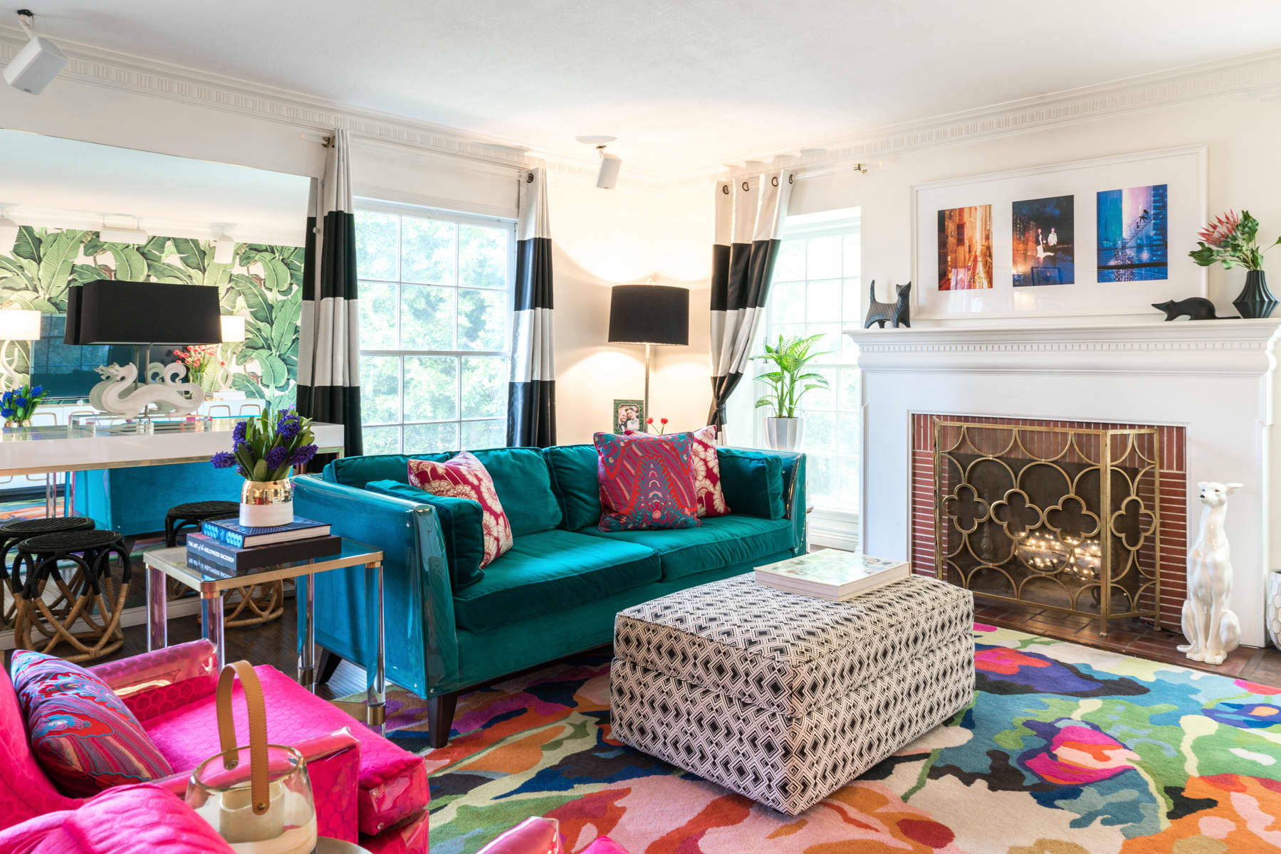 Los Angeles House Tour: A Colorful, Patterned Rental ...