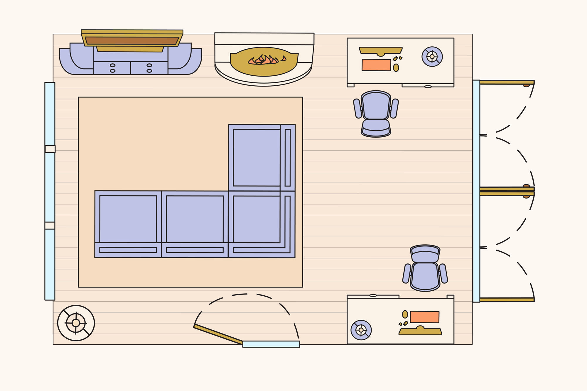 Floor Plan For Little Living Room