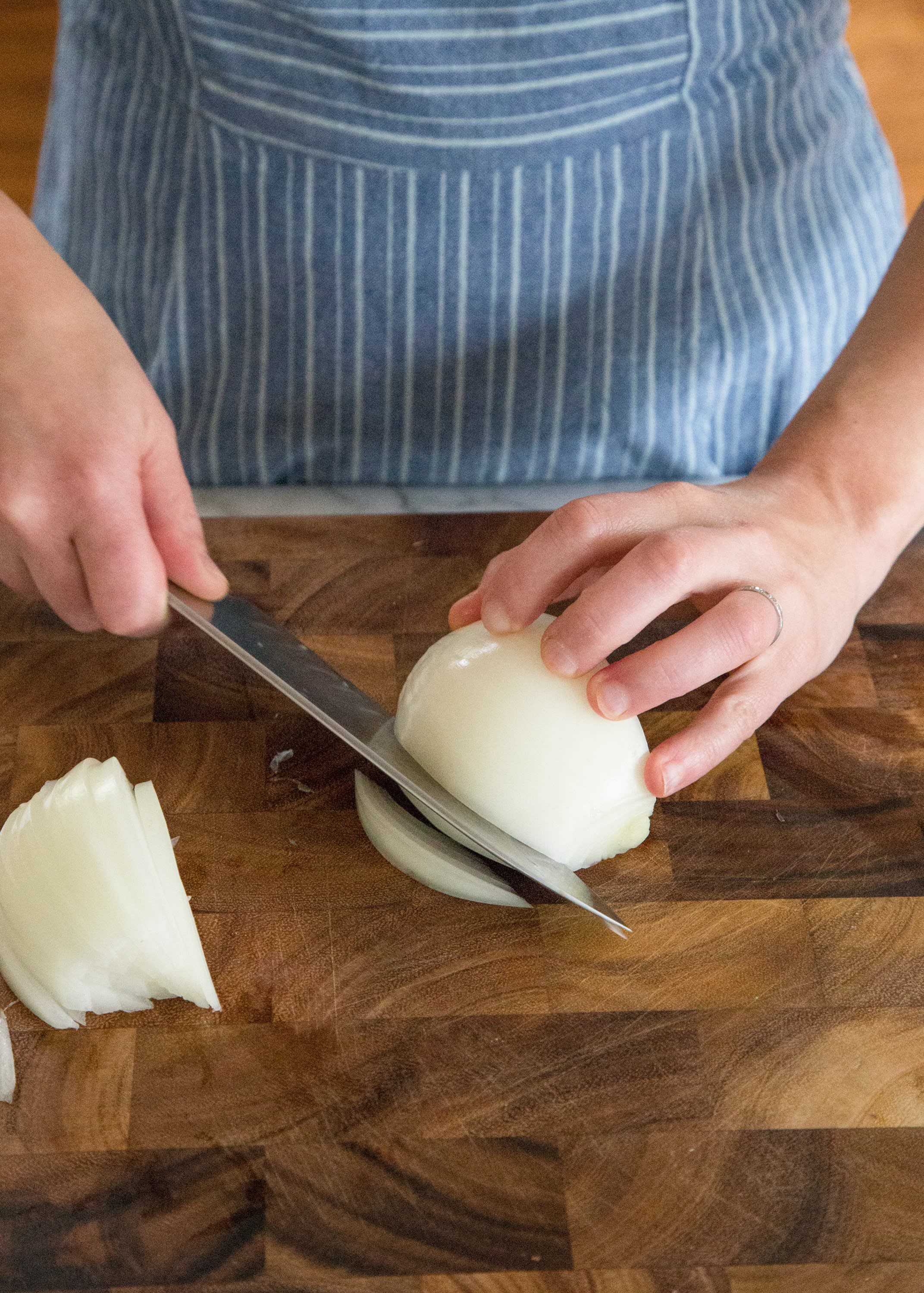How To Thinly Slice an Onion Kitchn