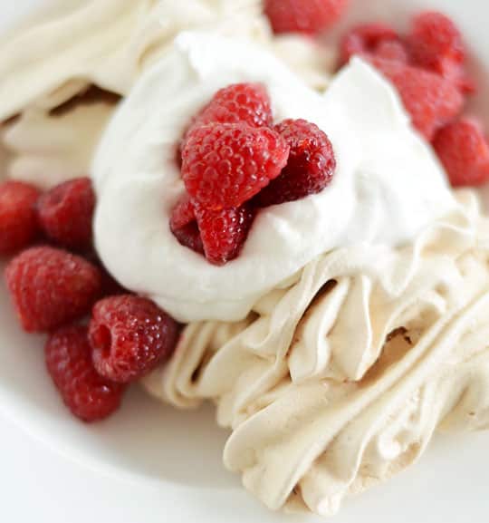 Easy Dessert Recipe Crisp Meringues with Whipped Cream Kitchn