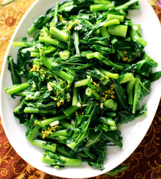 Essential Weeknight Recipe Thai StirFried Greens with Oyster Sauce