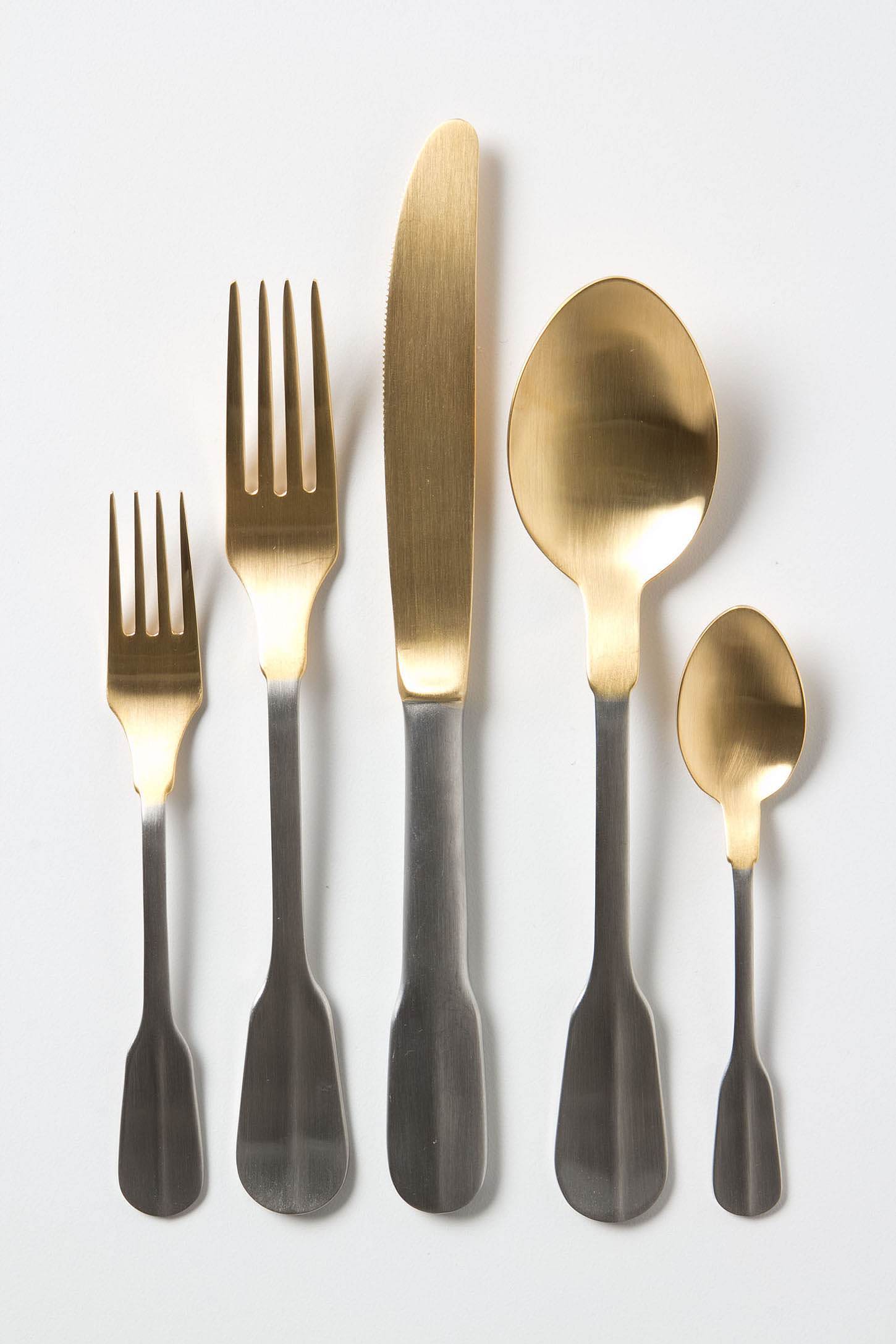 Setting the Table With Gold Flatware Kitchn