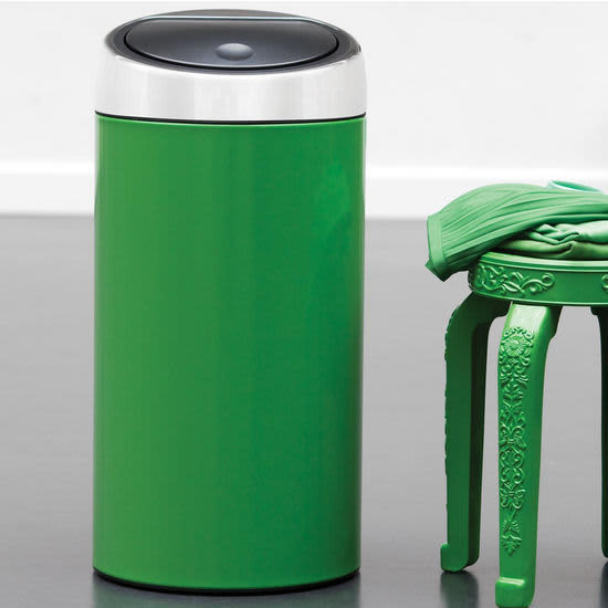 Beyond Stainless Steel Colorful Kitchen Trash Cans from Brabantia Kitchn