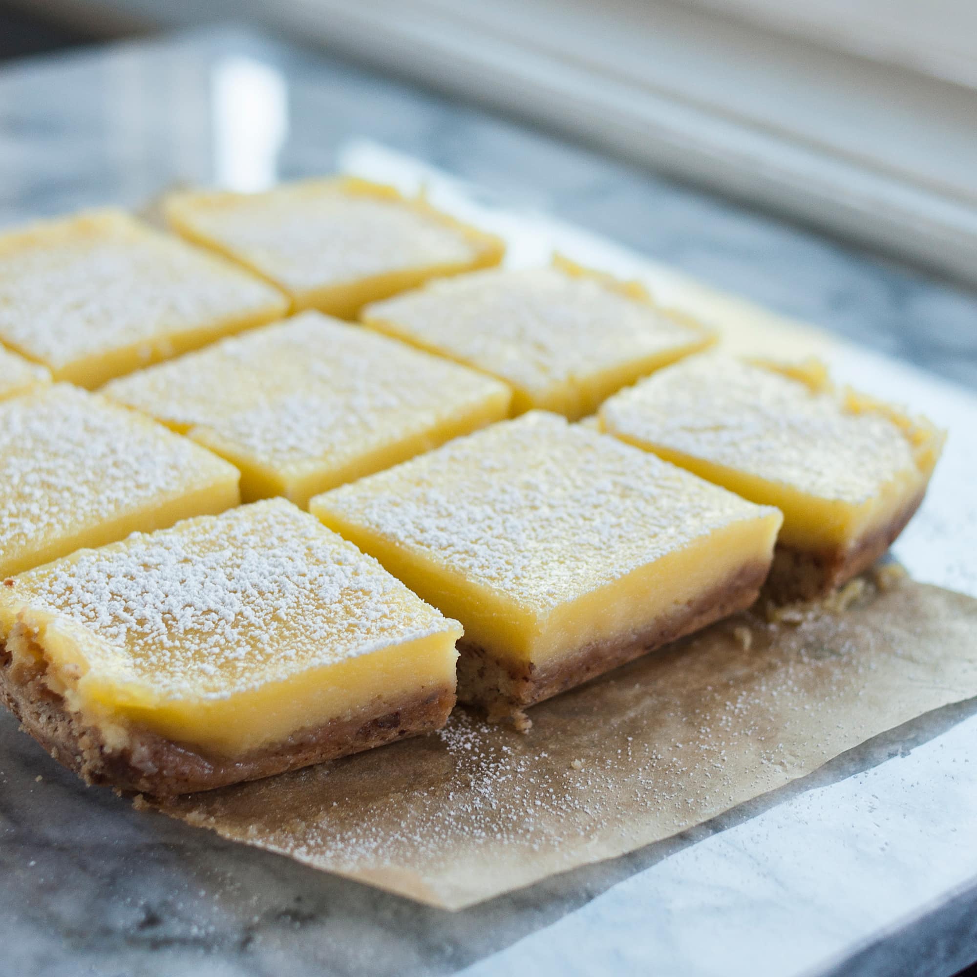 Recipe: Heavenly Lemon Bars with Almond Shortbread Crust | Kitchn 