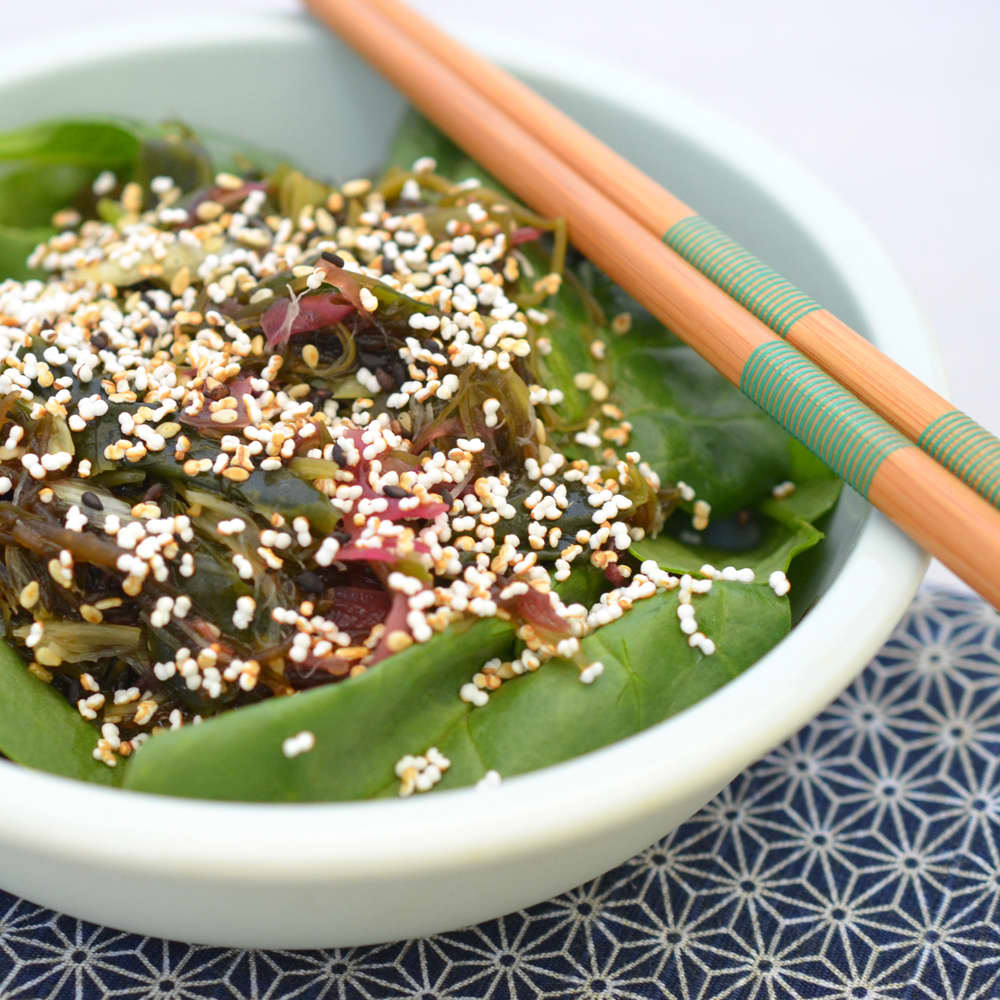 Recipe Seaweed Salad with Popped Amaranth & Sesame Kitchn