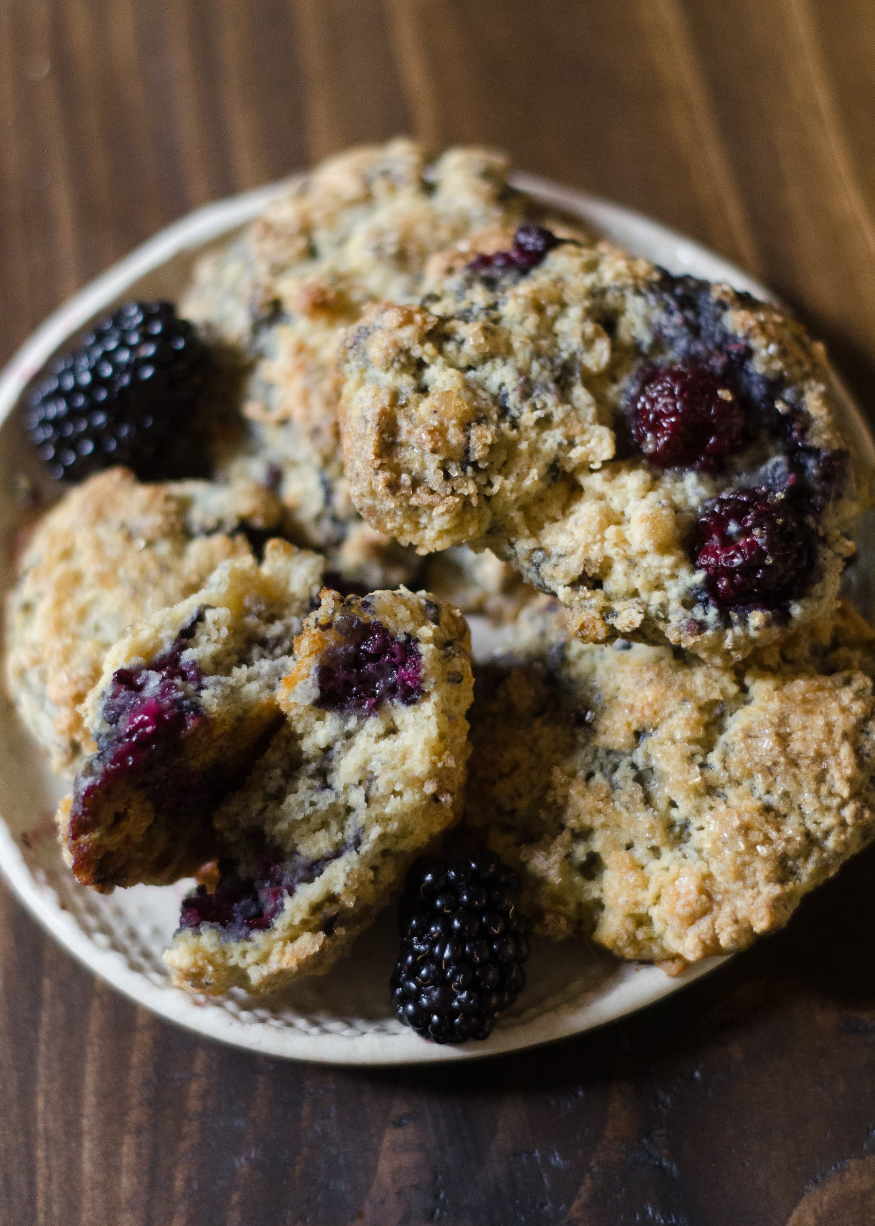 Morning Recipe Blackberry Scones from The Big Sur Bakery Cookbook Kitchn