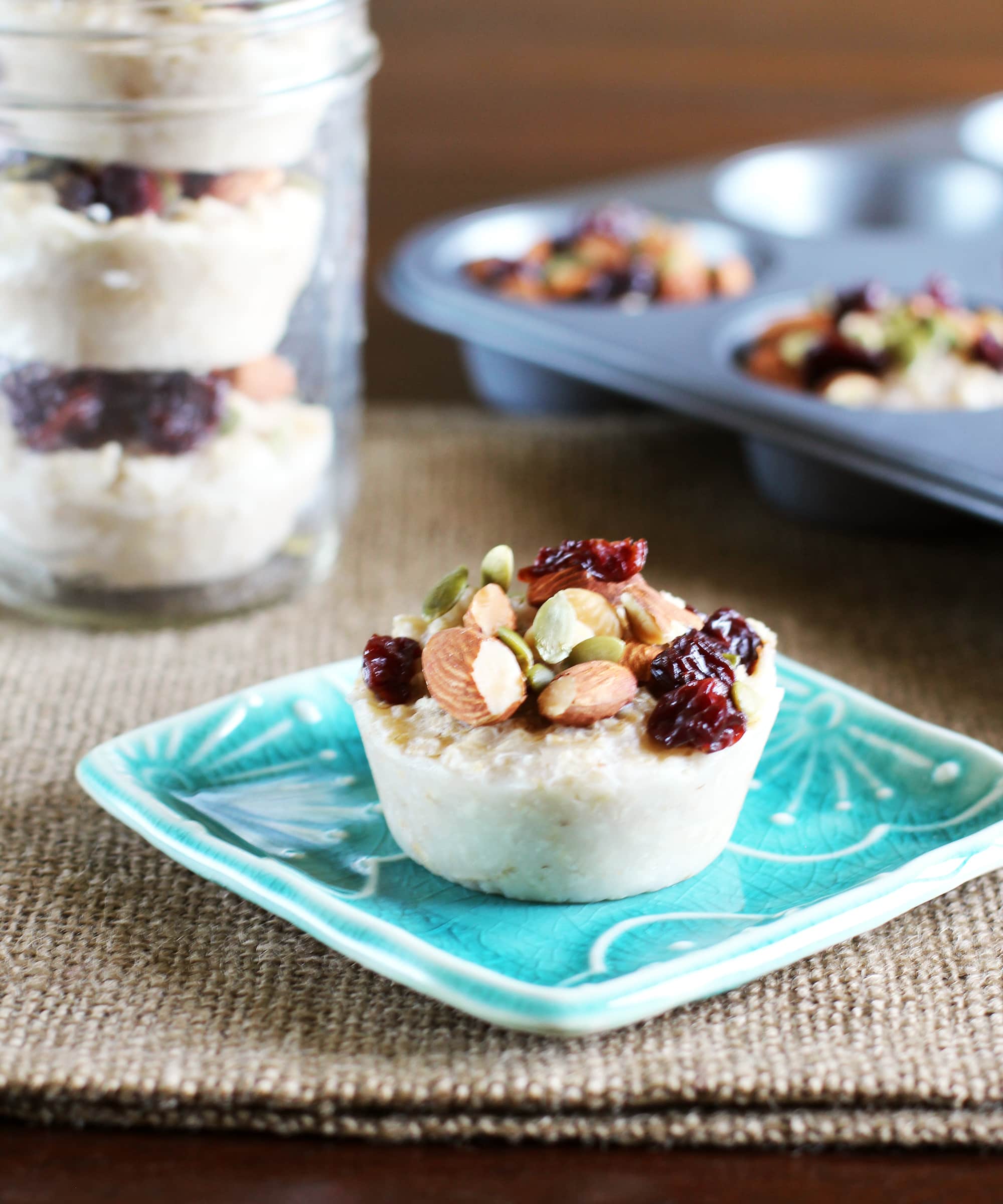 Recipe Frozen SingleServe Oatmeal with Almonds & Dried Cherries Kitchn