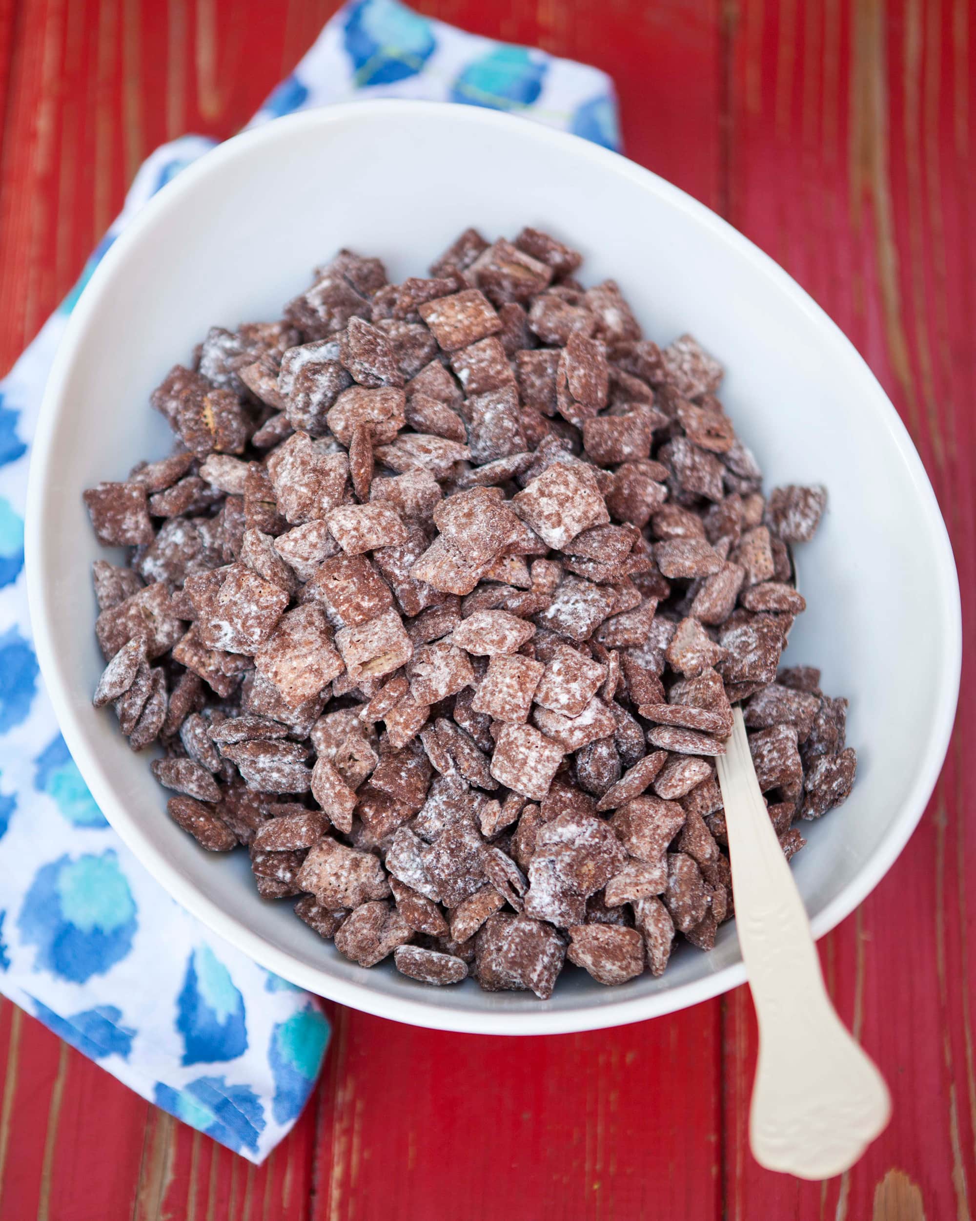 Party Recipe: Dark Chocolate & Nutella Puppy Chow | Kitchn